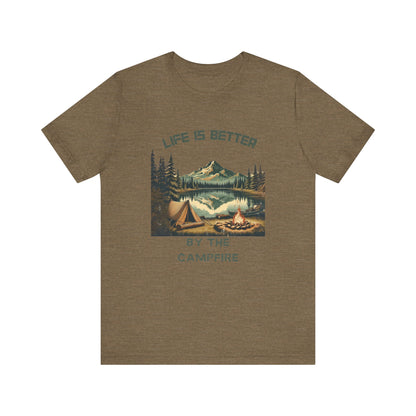 Camping by the lake, Camping shirt, Adventure shirt, Outdoor shirt - PopCultureByDesign36
