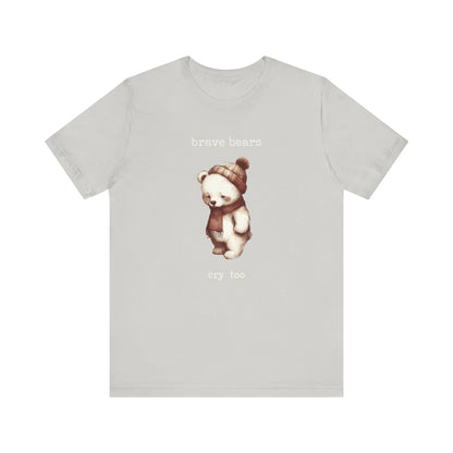Brave Bears Cry Too Shirt, Vintage Bear Shirt, My tummy Hurts Shirt - PopCultureByDesign36