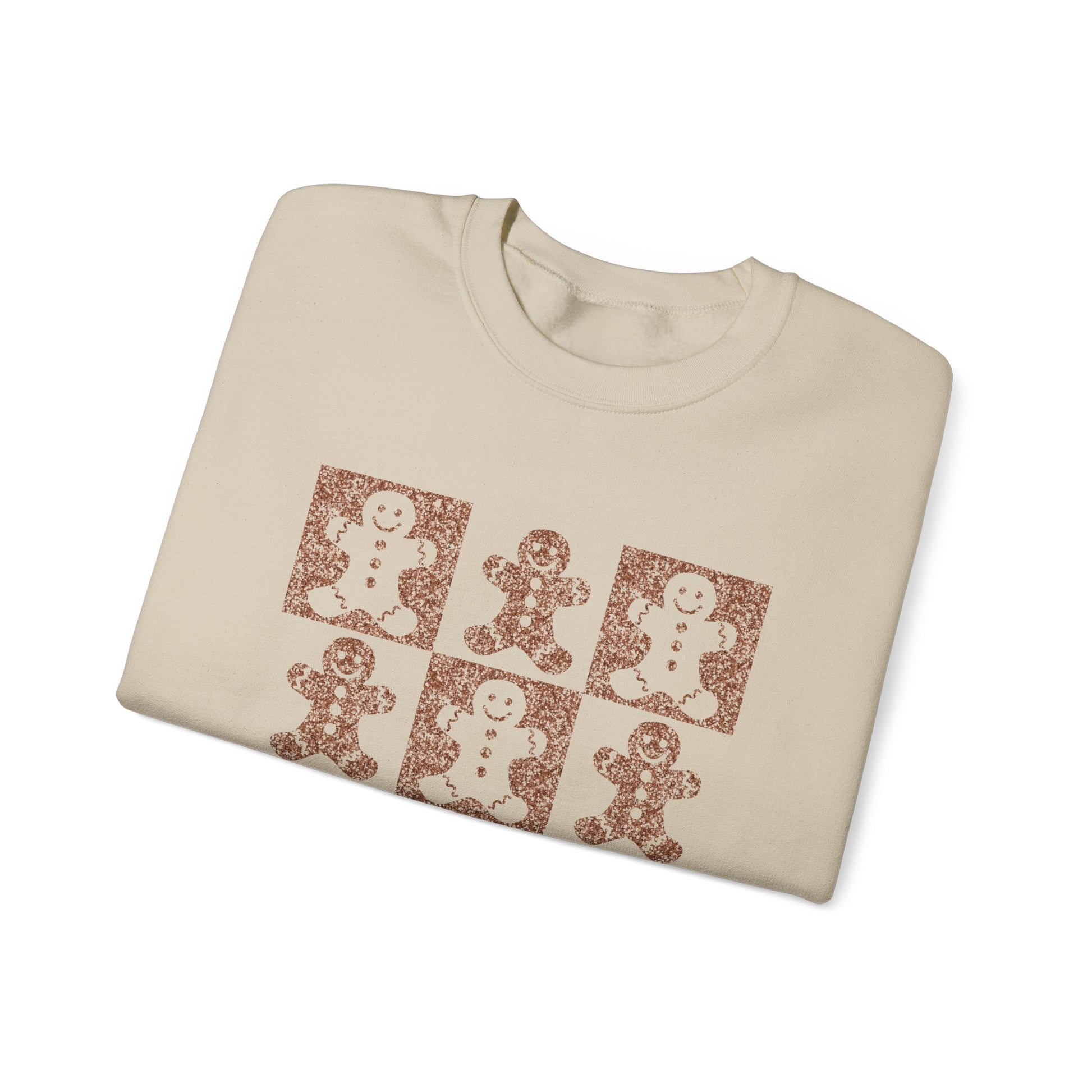 Gingerbread Cookie Croquet Sweatshirt, Holiday Baking Jumper - PopCultureByDesign36
