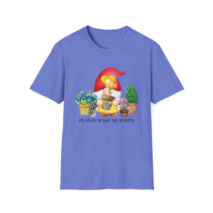 Plants make me happy, Funny Gardening Shirt, Botanic Shirt, Gift for Plant Lover - PopCultureByDesign36