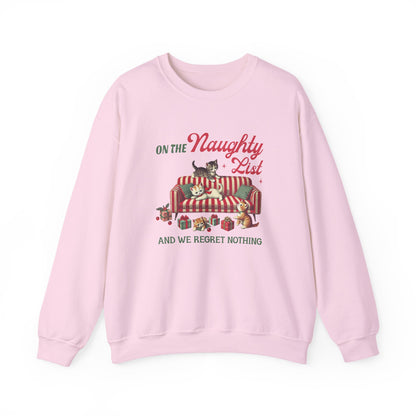 Cat Christmas Sweater, Christmas Cat Sweatshirt, Kitten Christmas Shirt - PopCultureByDesign36
