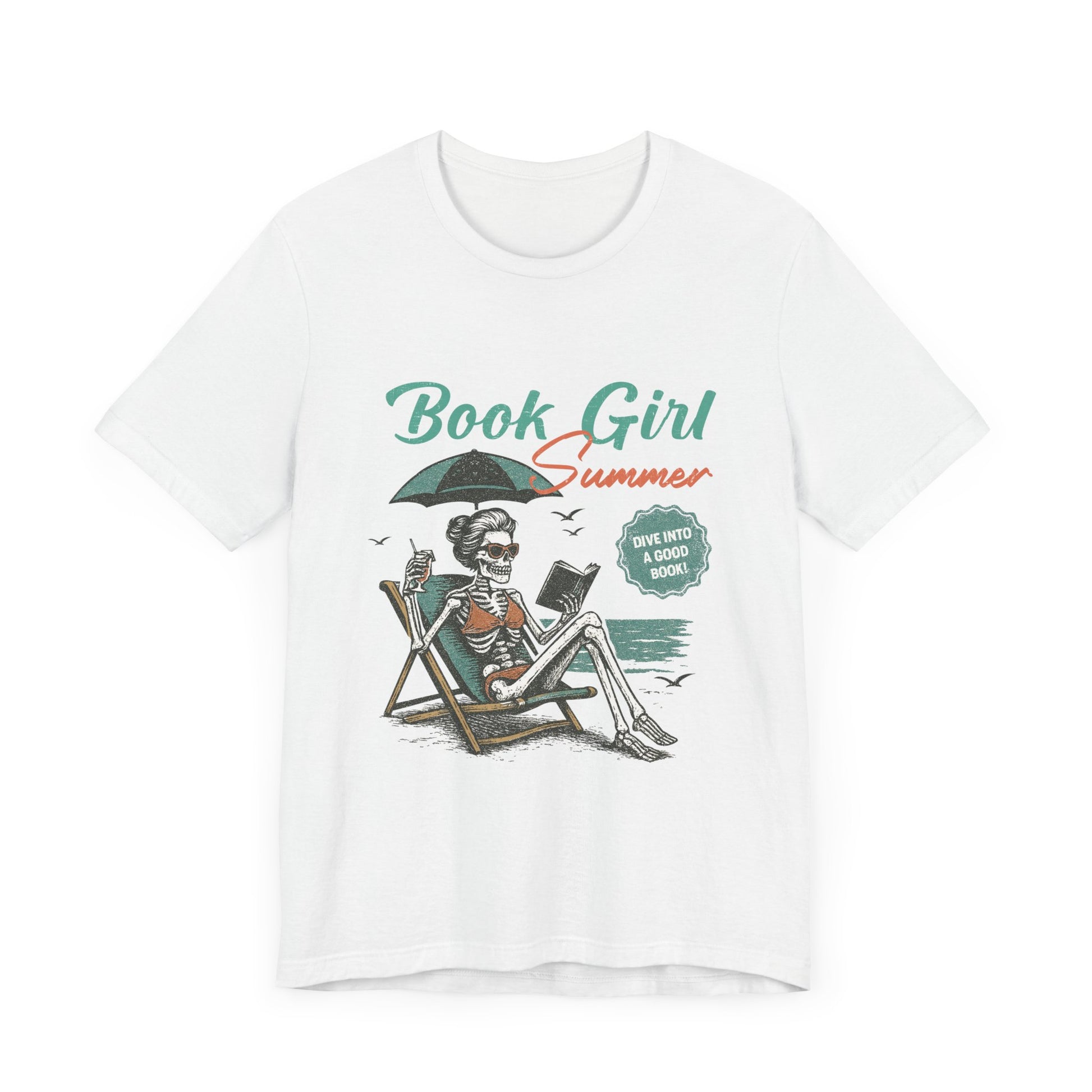 Book Girl Summer Shirt, Reading Lover Tee, Literary Bookworm Top - PopCultureByDesign36