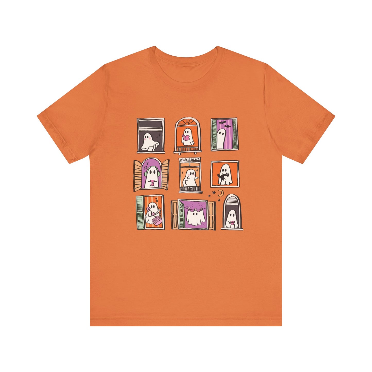 Ghostly Frames T-Shirt, Halloween Tee, Spooky Shirt - PopCultureByDesign36