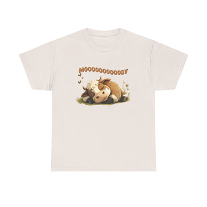 Mooooody shirt, Moody shirt, Funny Cow shirt, Cow shirt - PopCultureByDesign36