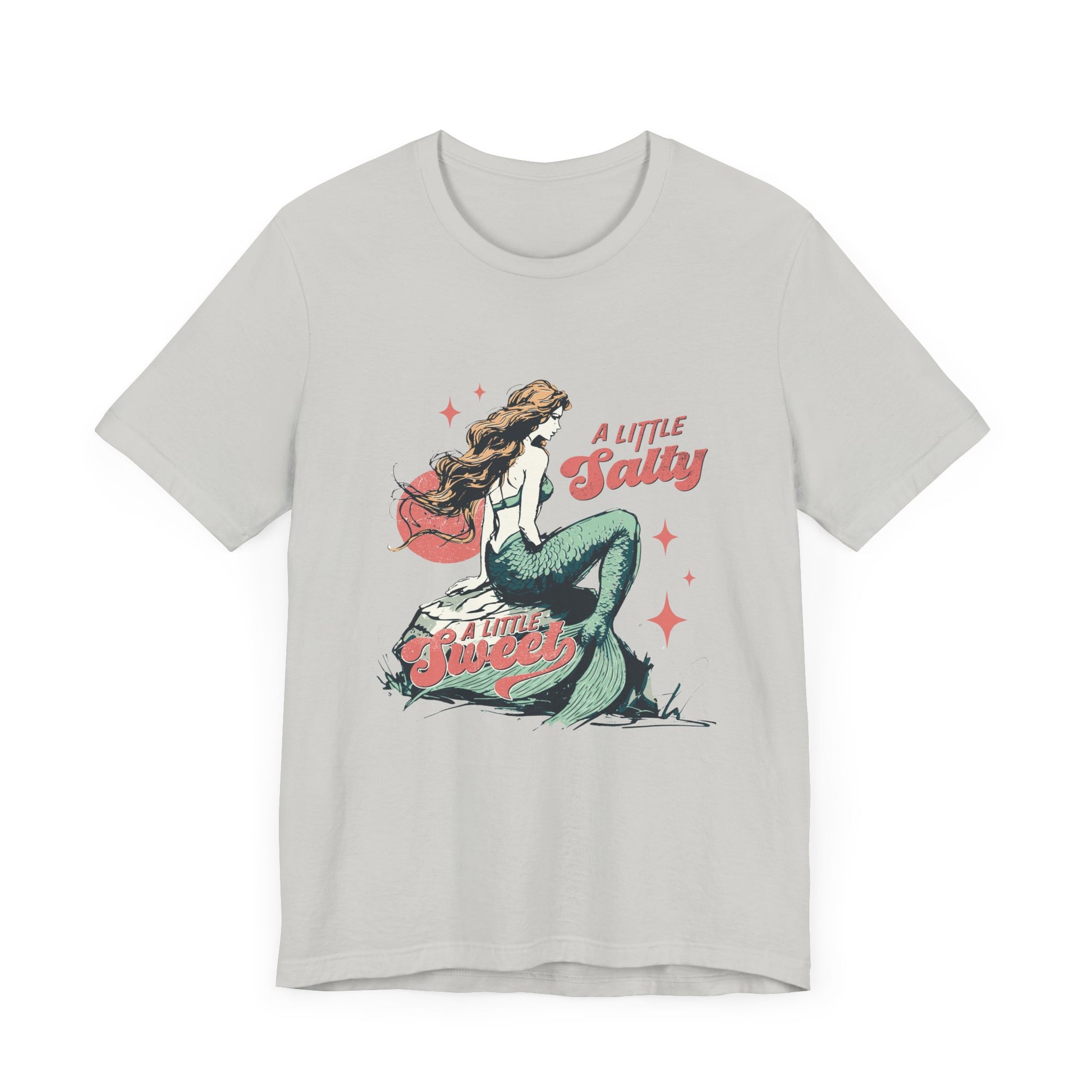 Mermaid TShirt, Summer Vibes Mermaid Shirt, Beach Sea Life - PopCultureByDesign36