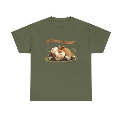 Mooooody shirt, Moody shirt, Funny Cow shirt, Cow shirt - PopCultureByDesign36