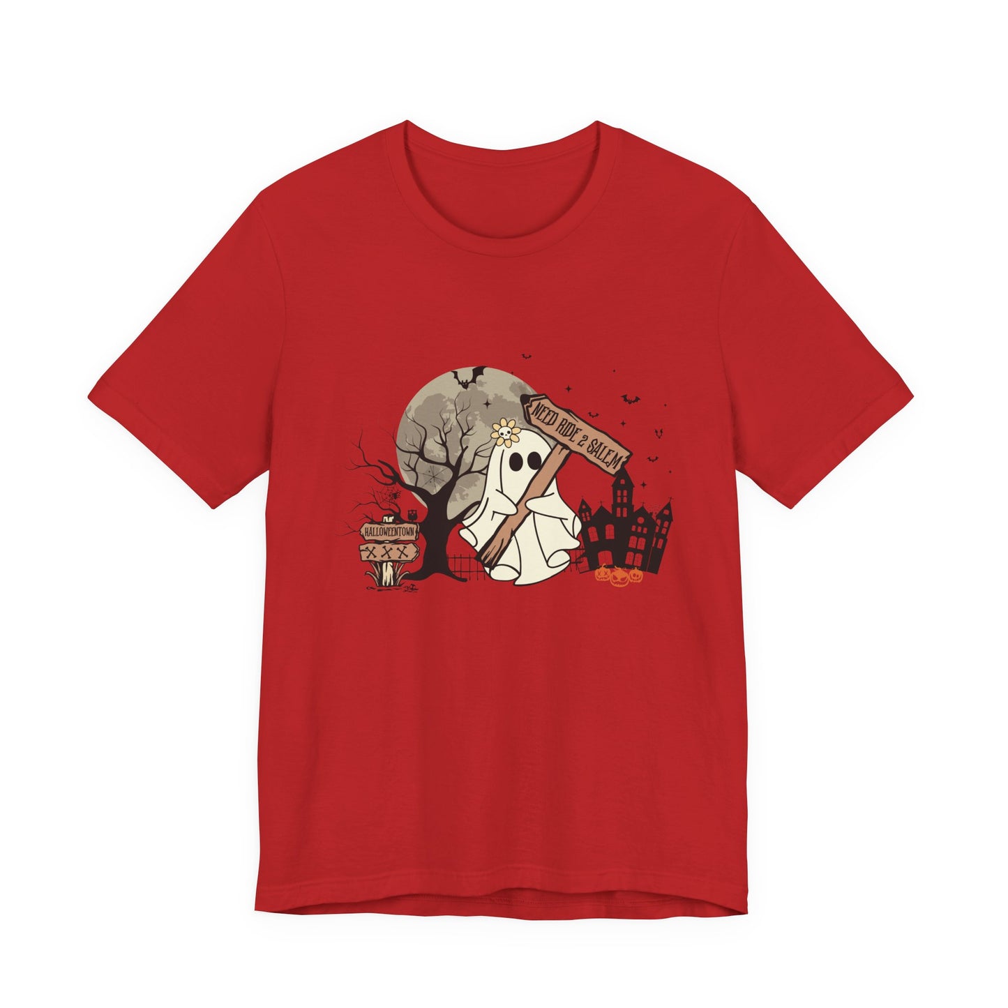 Funny Ghost Needing a Ride, Funny Ghost Shirt, Hitchhiking Ghost Shirt - PopCultureByDesign36