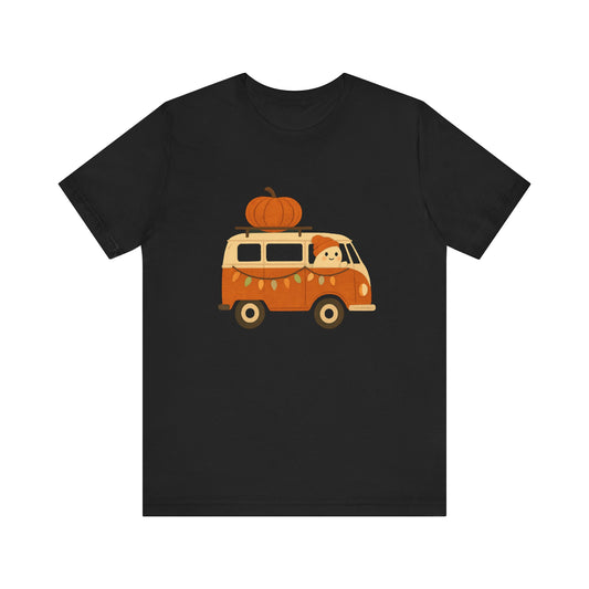 Funny Ghost Pumpkin Shirt, Cute Ghost Shirt, Boho Ghost Shirt - PopCultureByDesign36
