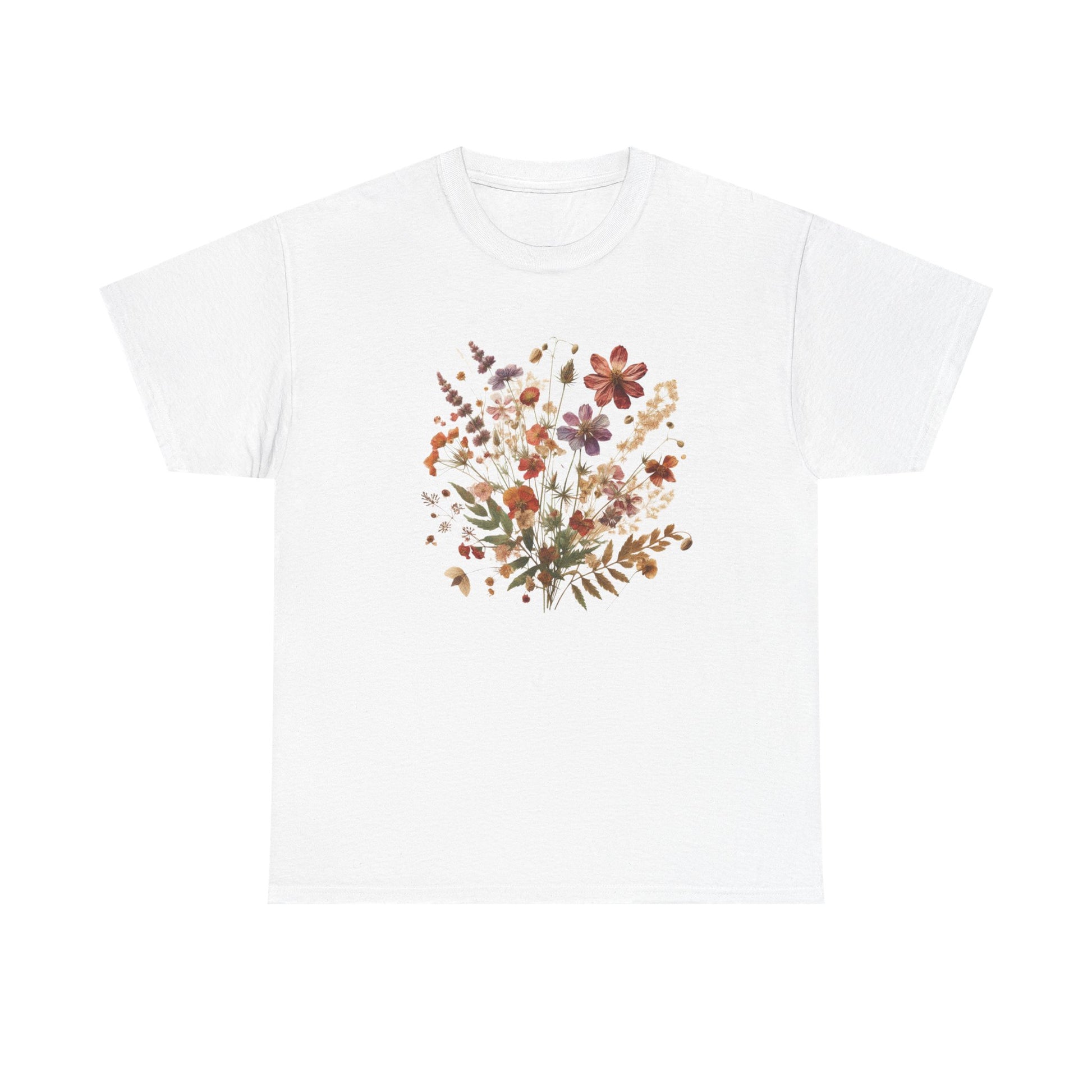 Wild Flowers T-Shirt, Floral Nature T-Shirt, Cottagecore Shirt - PopCultureByDesign36