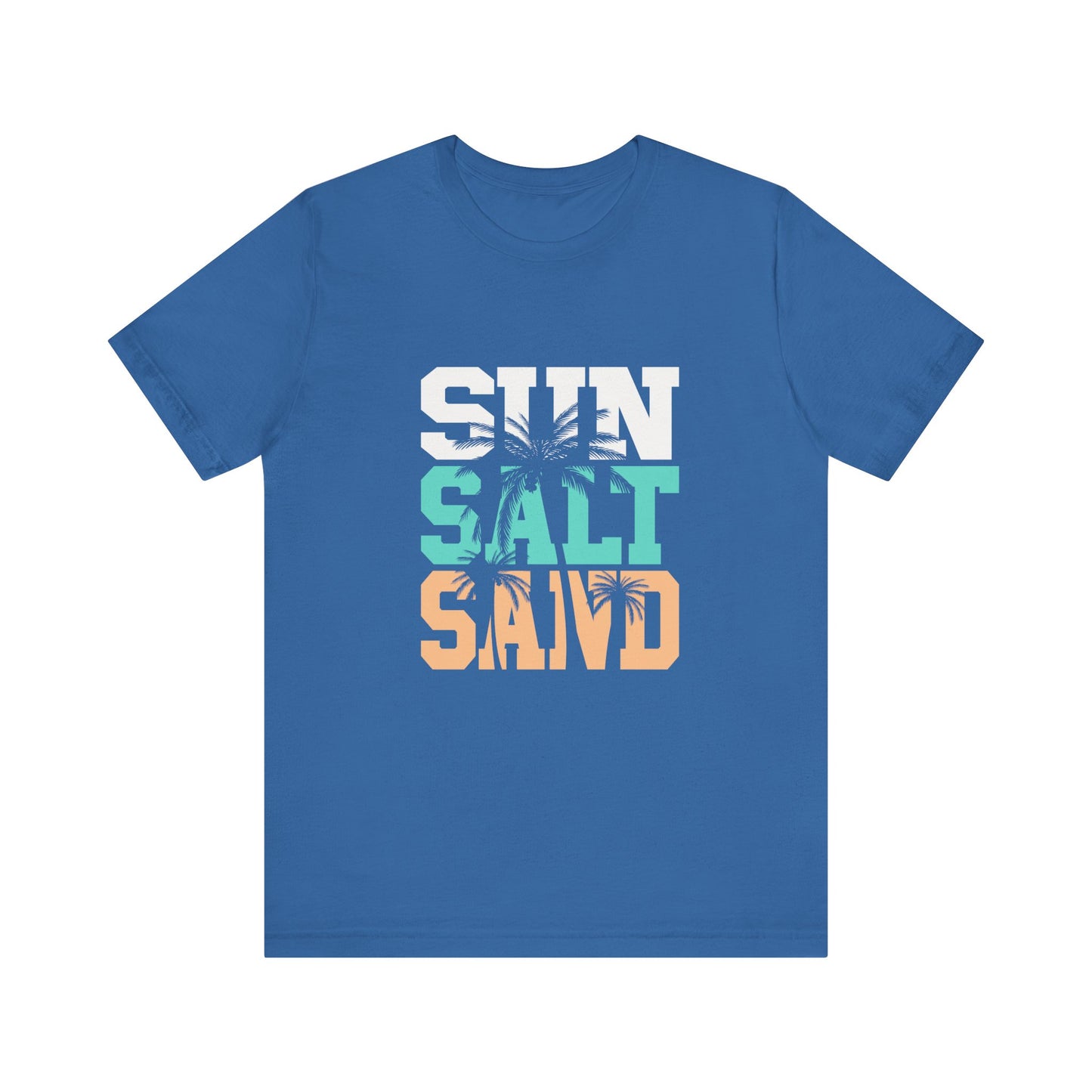 Sun Salt Sand Beach Shirt, Summer Ocean Vacation T-Shirt, Coastal Surf Lover Gift - PopCultureByDesign36