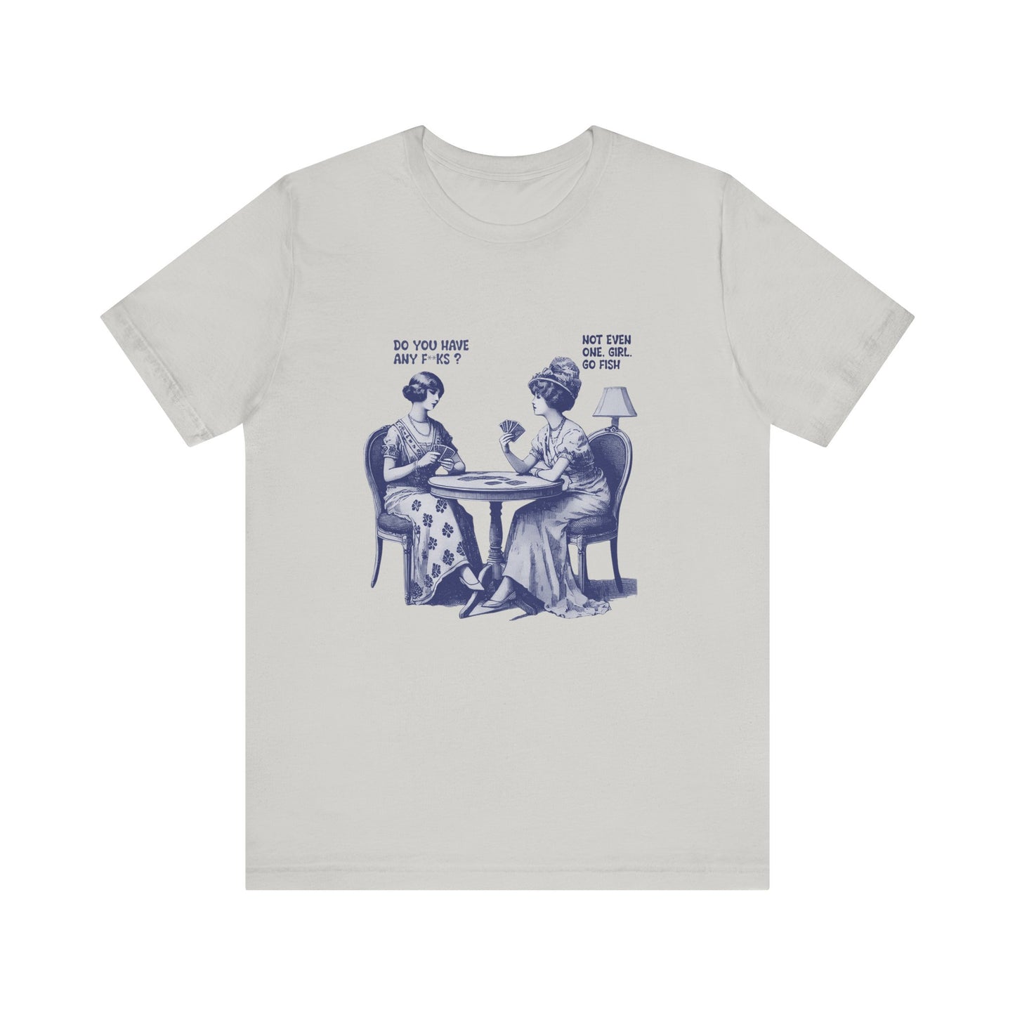 Funny Card Playing Tee, Card Playing Lovers Tee, Vintage Style Top - PopCultureByDesign36