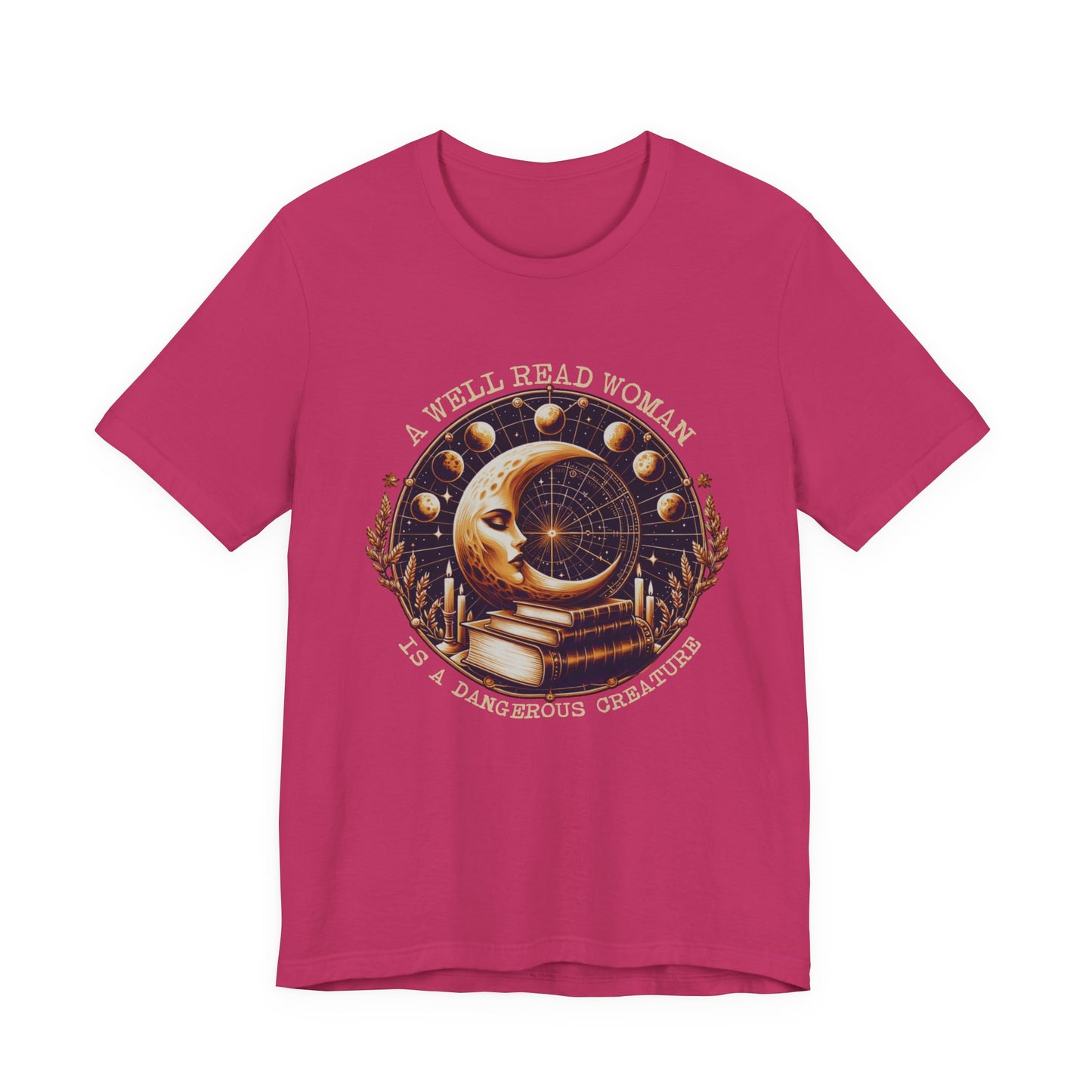 Reading Shirt, Librarian Shirt, Celestial Shirt, Book Lover Tee - PopCultureByDesign36