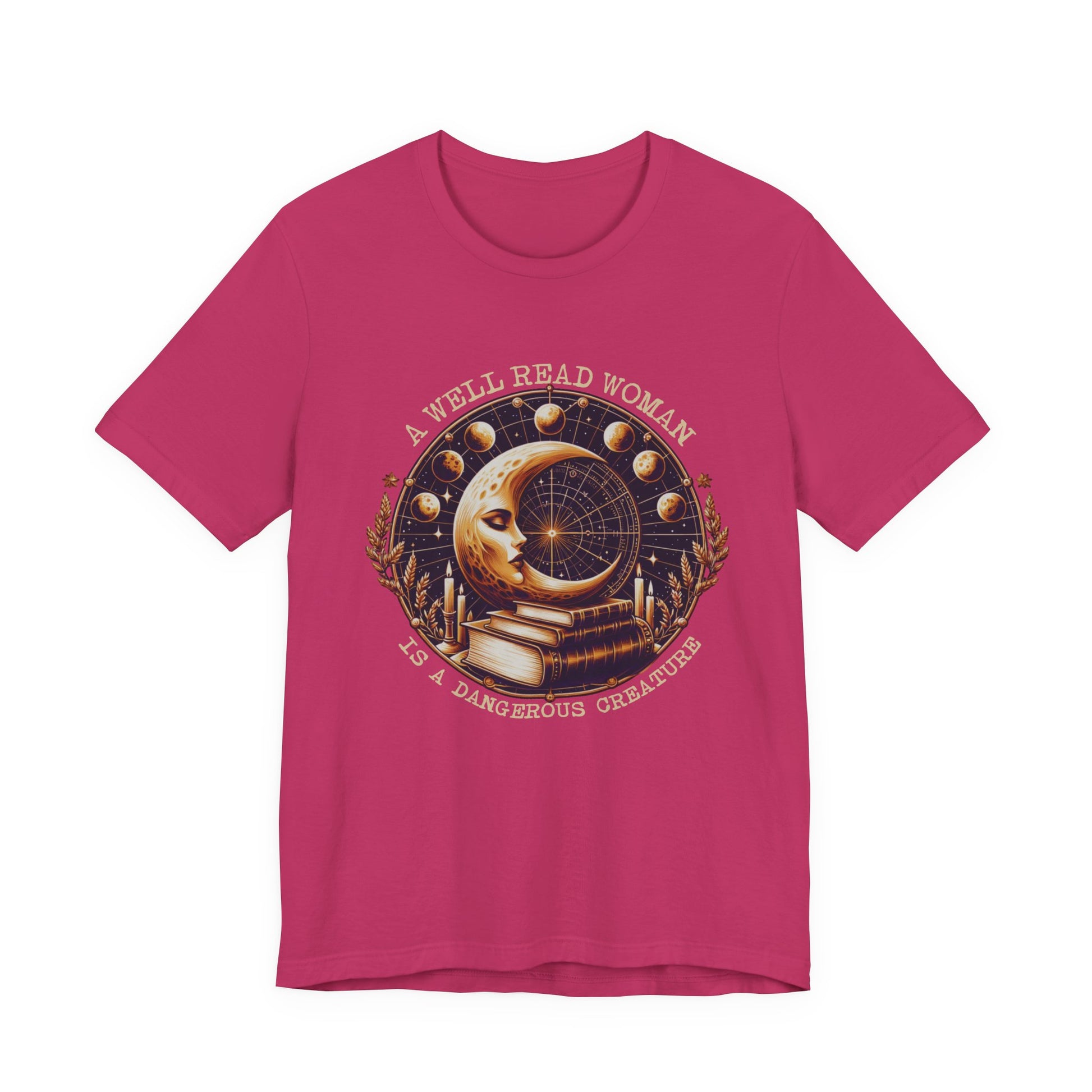 Reading Shirt, Librarian Shirt, Celestial Shirt, Book Lover Tee - PopCultureByDesign36