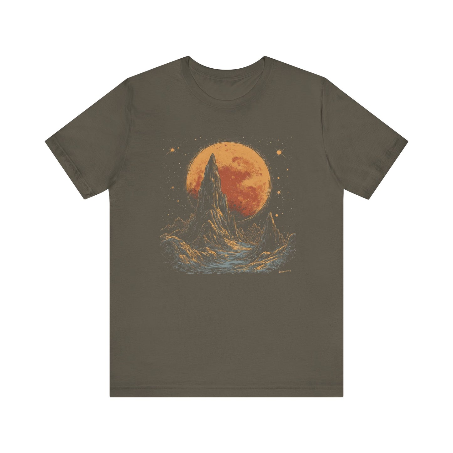 Mystic Moon And Mountains Shirt, Mystical Moon Phase Shirt - PopCultureByDesign36