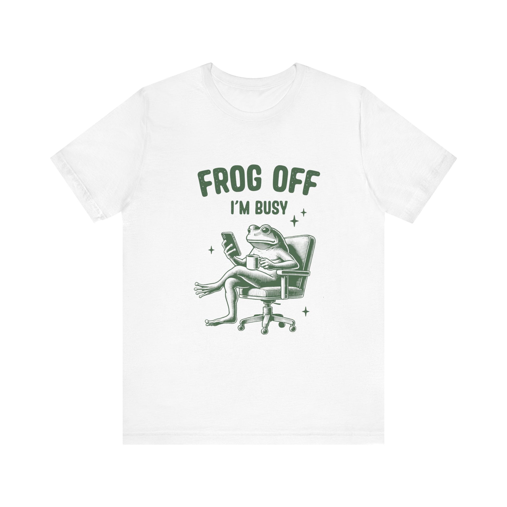 Frog Off Im Busy Shirt, Frog Pond TShirt, Meme Frog Shirt - PopCultureByDesign36