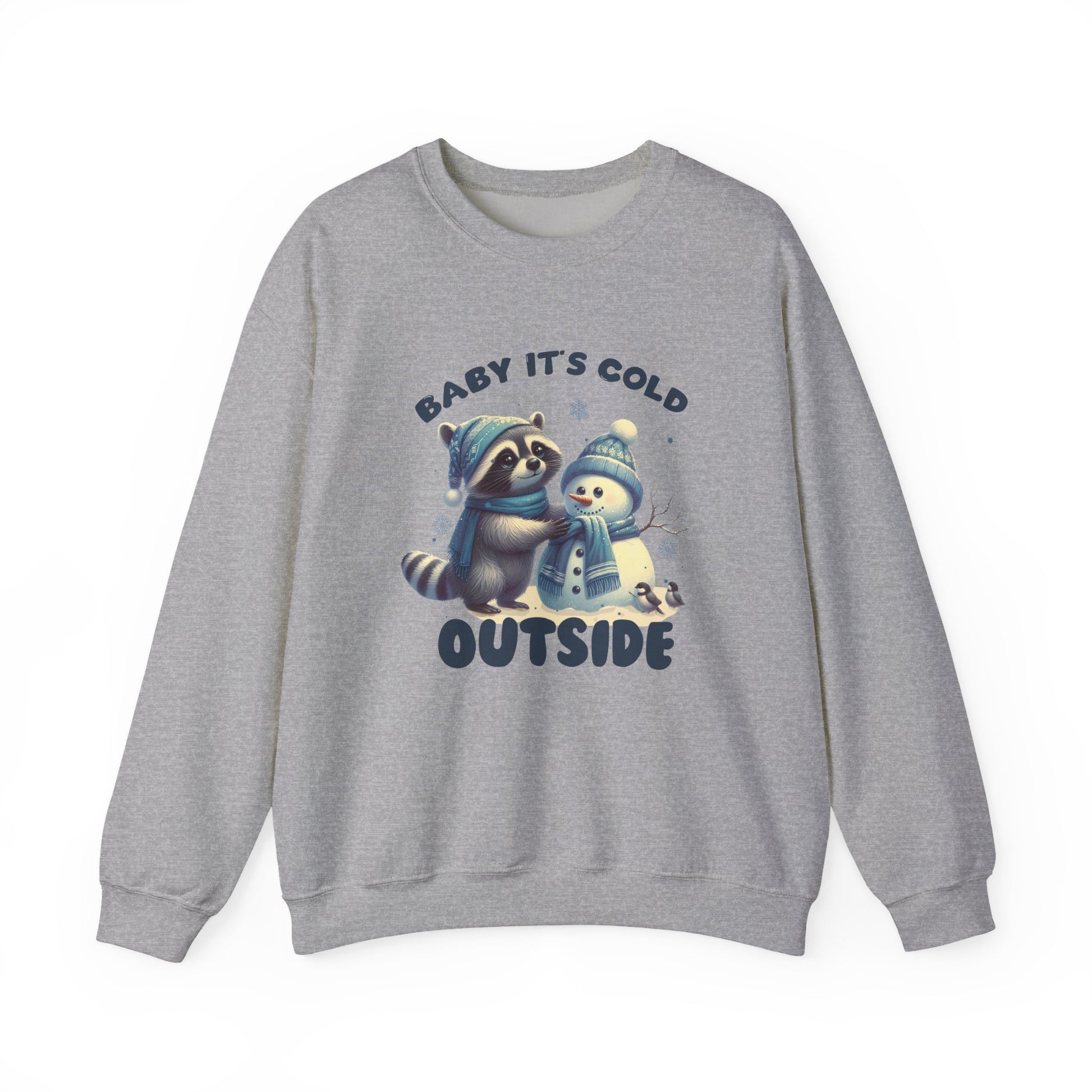 Baby Its Cold Outside Raccoon, Cute Christmas Raccoon, Winter Humor - PopCultureByDesign36