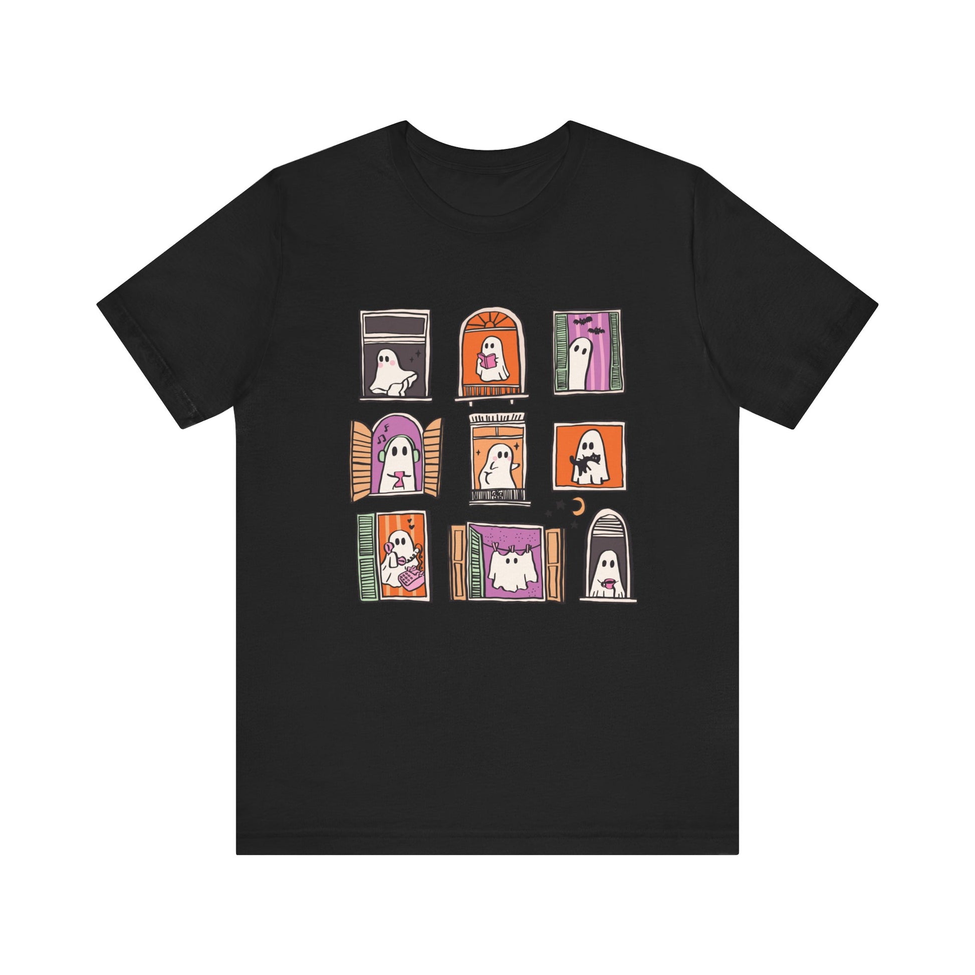 Ghostly Frames T-Shirt, Halloween Tee, Spooky Shirt - PopCultureByDesign36