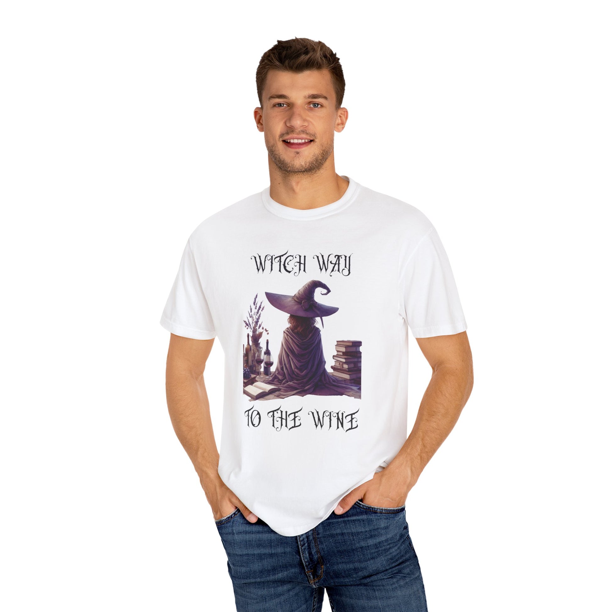 Funny Halloween Shirt, Halloween Witch Shirt, Wine Drinker Gift - PopCultureByDesign36