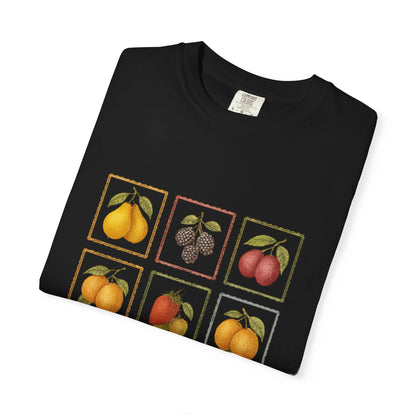 Vintage Fruit Stamp Shirt, Art Graphic Fruit Shirt, Fruit Stamp - PopCultureByDesign36