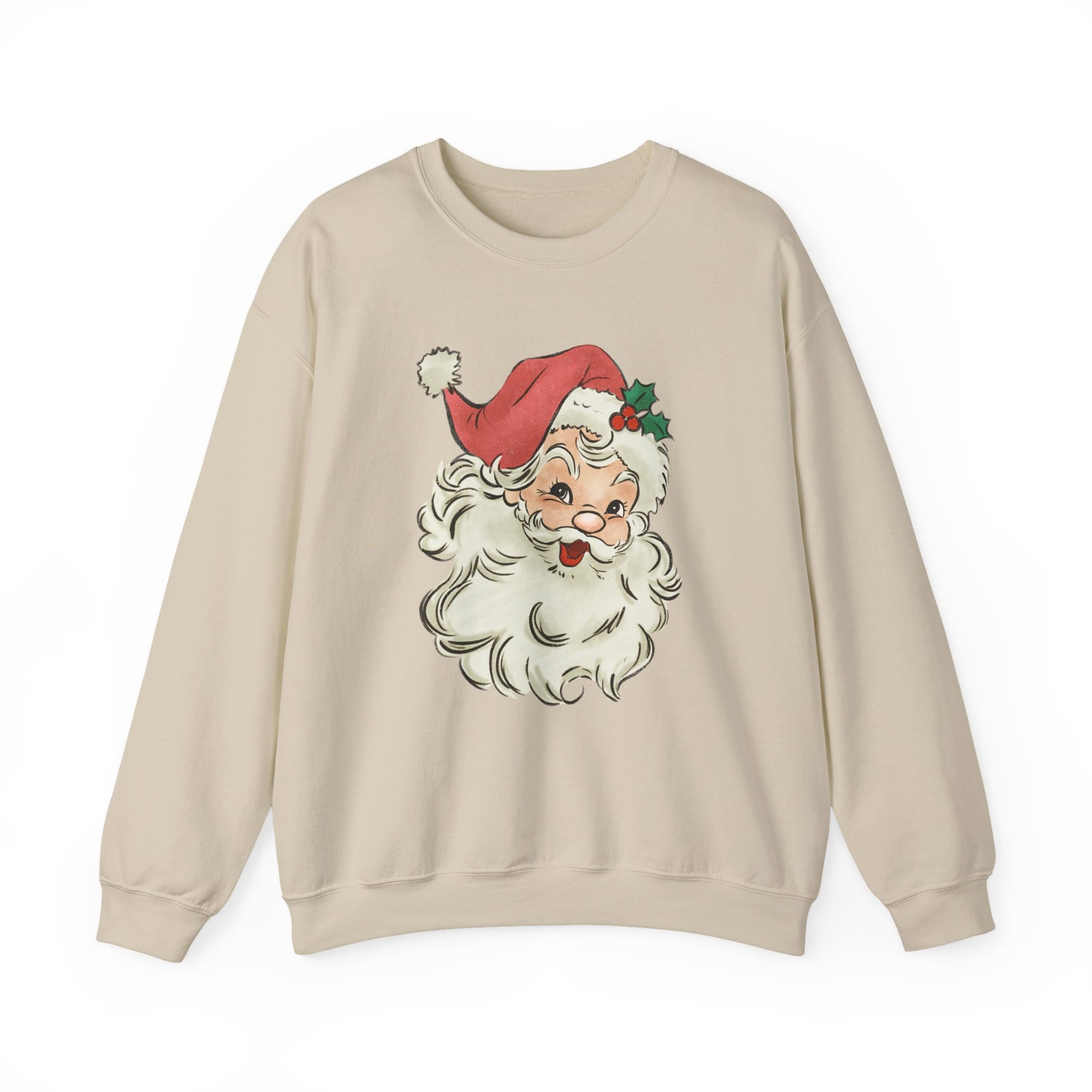 Retro Santa Sweater,Vintage Santa Christmas Sweatshirt,Retro Santa Claus Shirt - PopCultureByDesign36