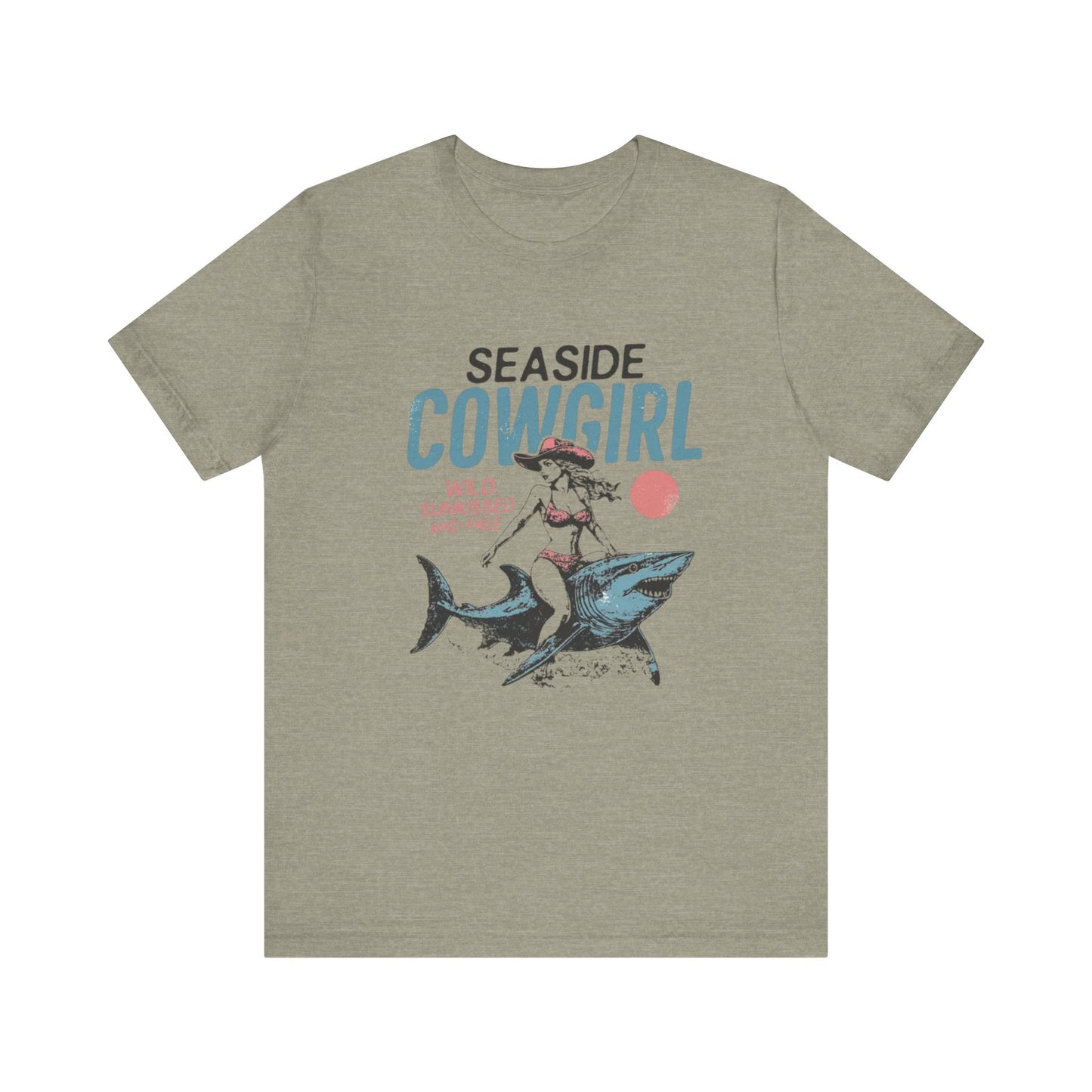 Seaside cowgirl retro summer Shirt, Western beach Shirt, Wild sunkissed Shirt - PopCultureByDesign36