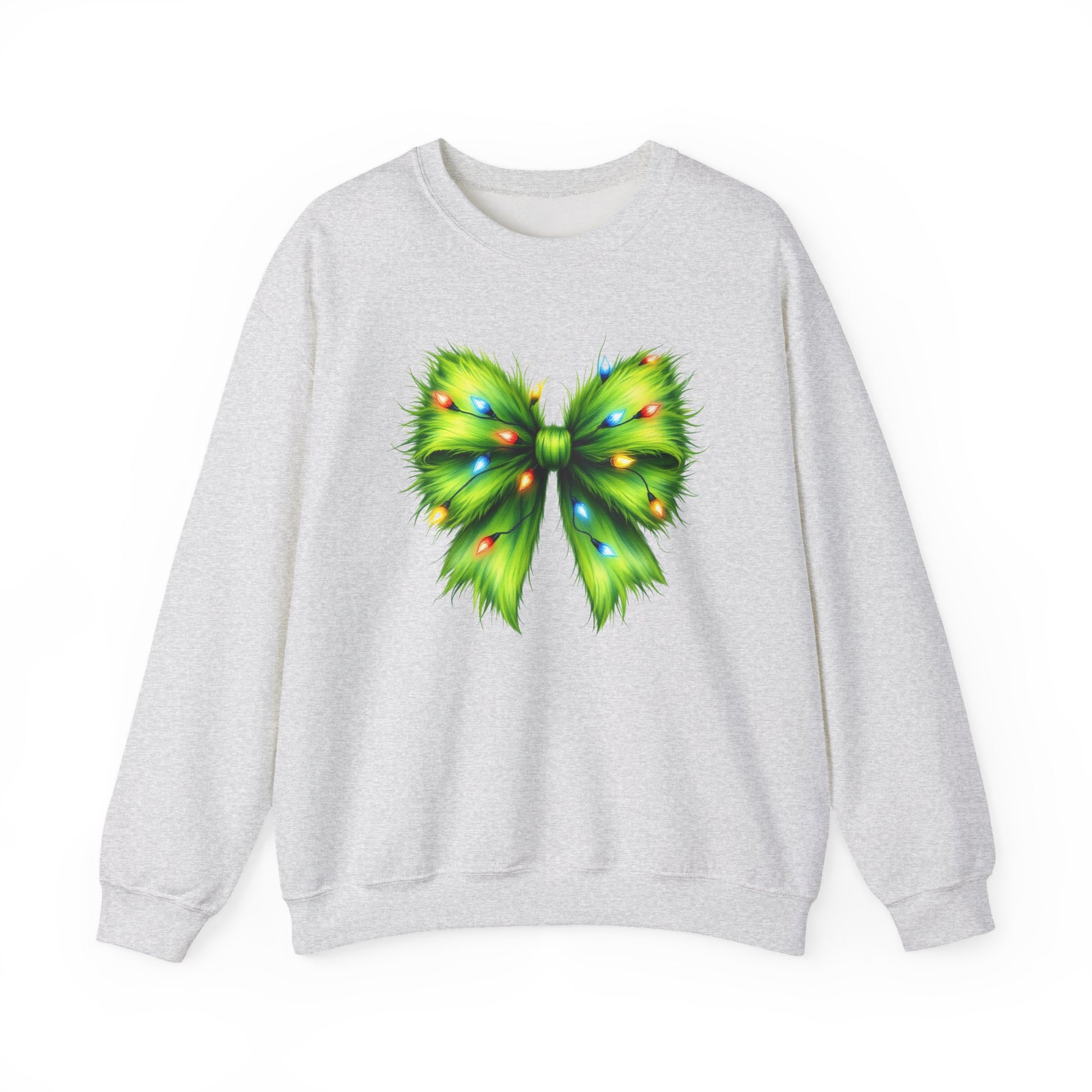 Christmas Bow Sweatshirt, Funny Holiday Sweatshirt, Coquette Christmas Bow - PopCultureByDesign36