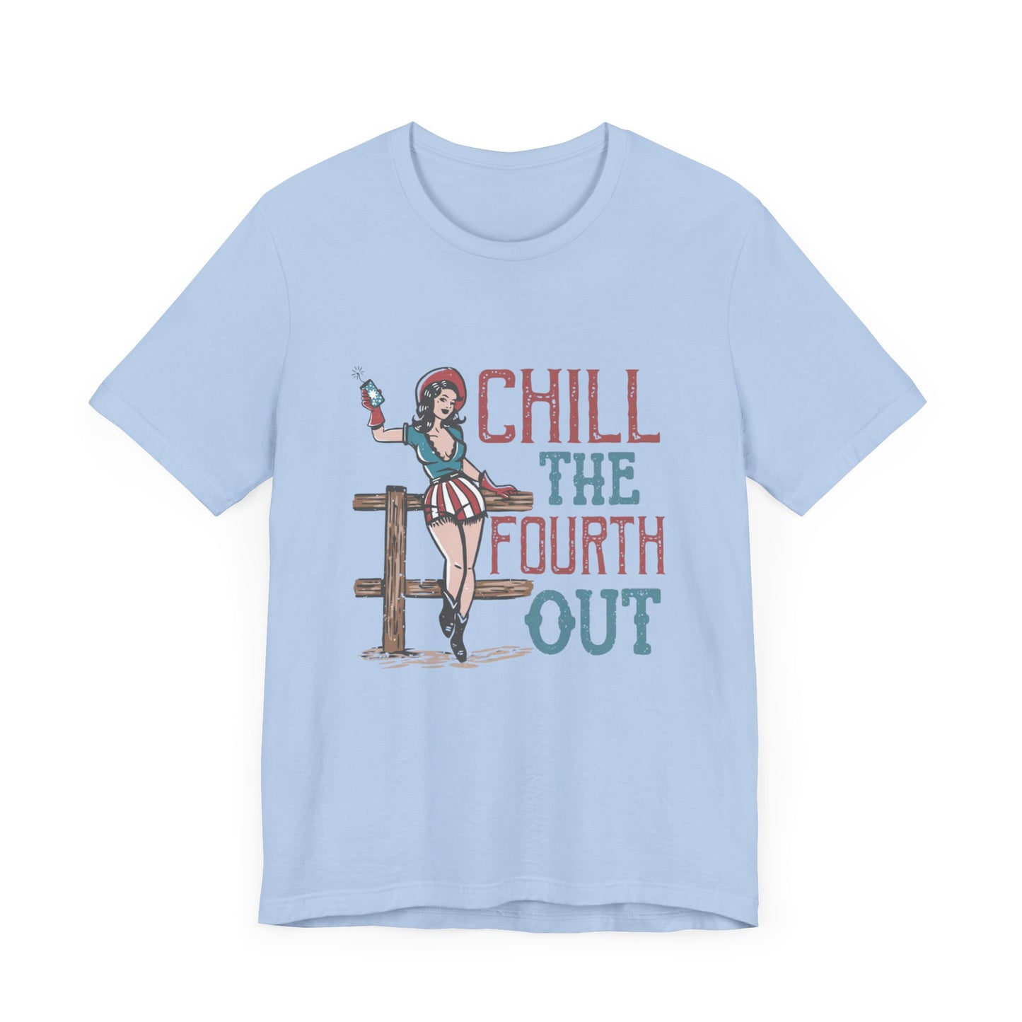 Cowgirl July 4th Retro Shirt, 4th of July Boho Independence Day Tee - PopCultureByDesign36