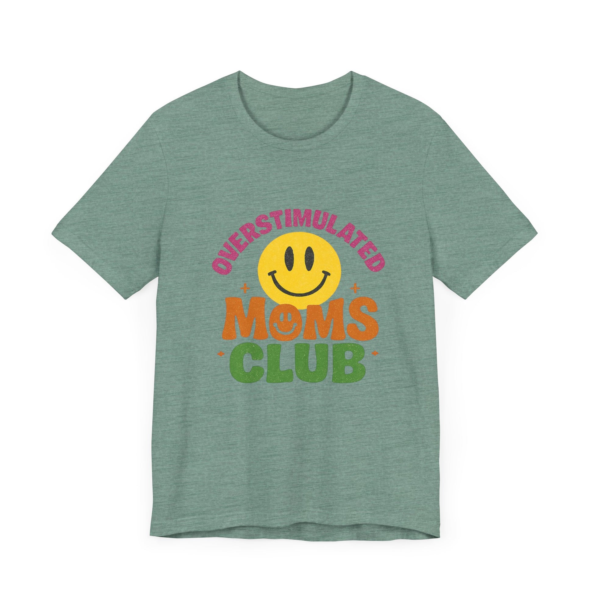 Overstimulated Moms Club Tee, Exhausted Mom T-Shirt, Mom Life Shirt - PopCultureByDesign36