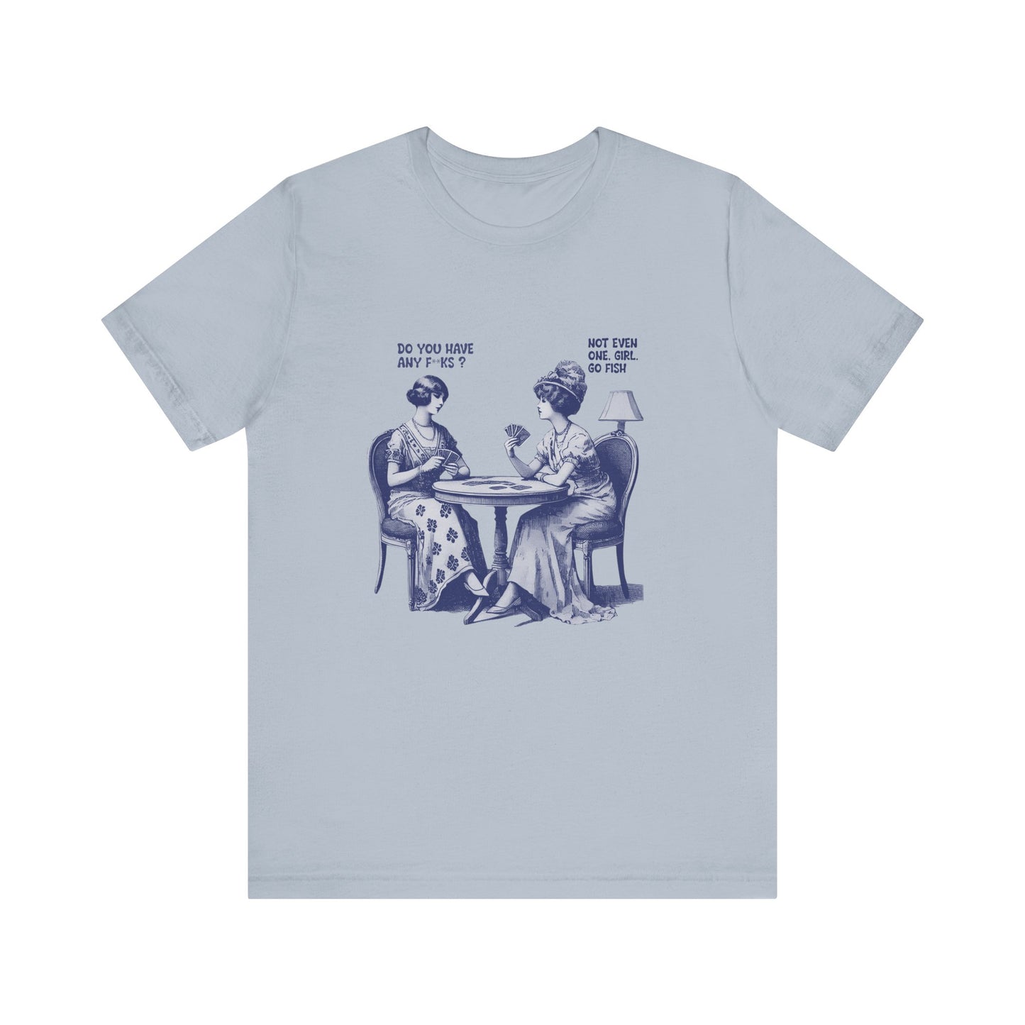 Funny Card Playing Tee, Card Playing Lovers Tee, Vintage Style Top - PopCultureByDesign36