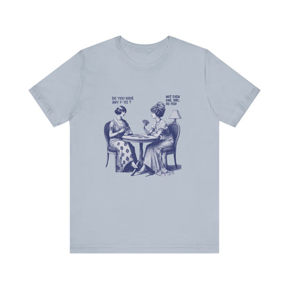 Funny Card Playing Tee, Card Playing Lovers Tee, Vintage Style Top - PopCultureByDesign36