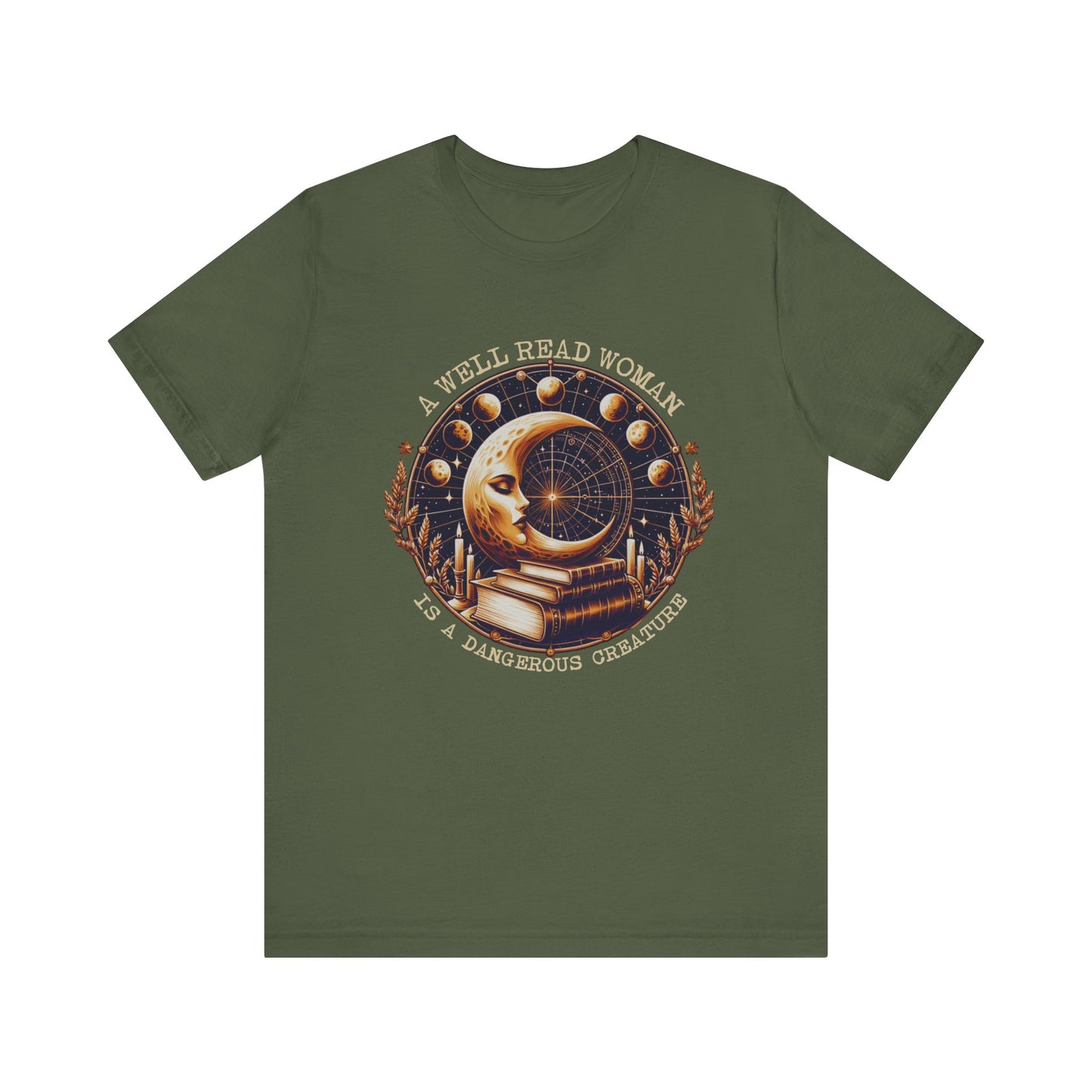 Reading Shirt, Librarian Shirt, Celestial Shirt, Book Lover Tee - PopCultureByDesign36