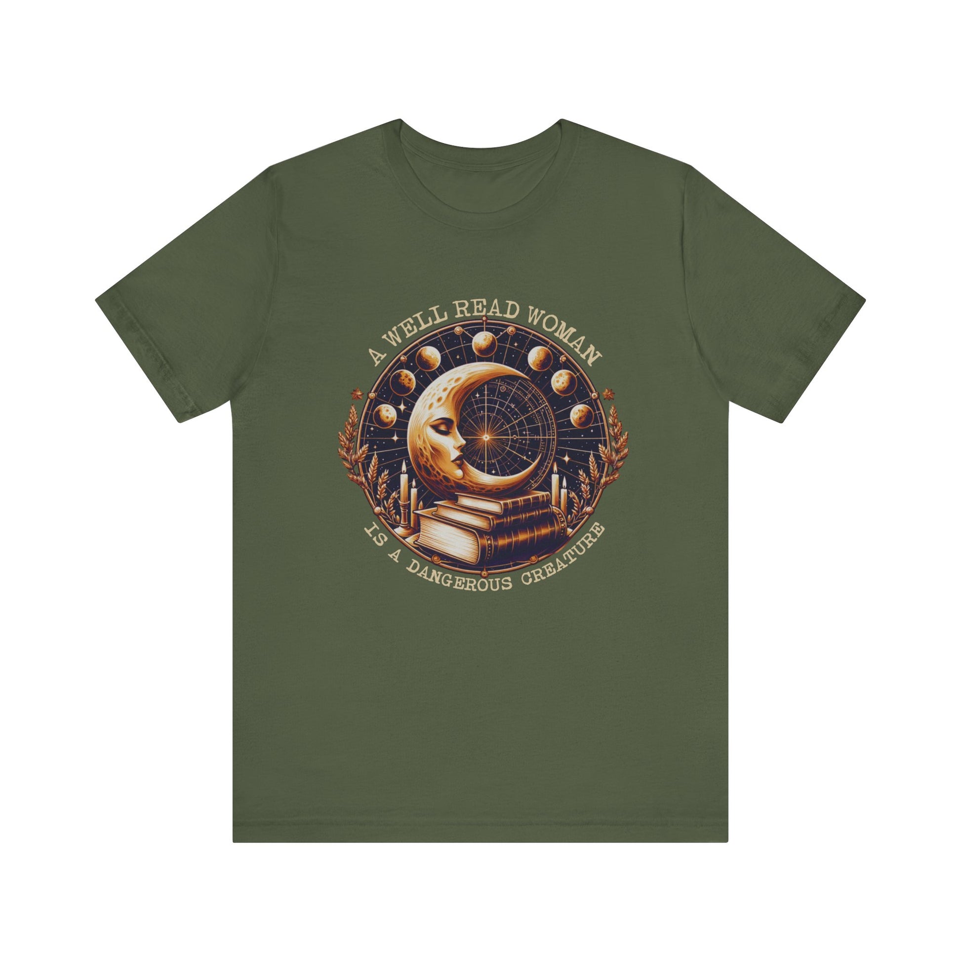 Reading Shirt, Librarian Shirt, Celestial Shirt, Book Lover Tee - PopCultureByDesign36
