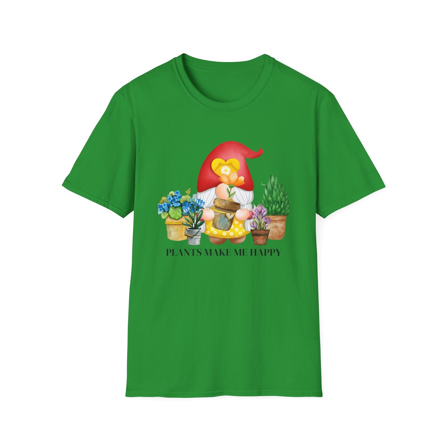 Plants make me happy, Funny Gardening Shirt, Botanic Shirt, Gift for Plant Lover - PopCultureByDesign36