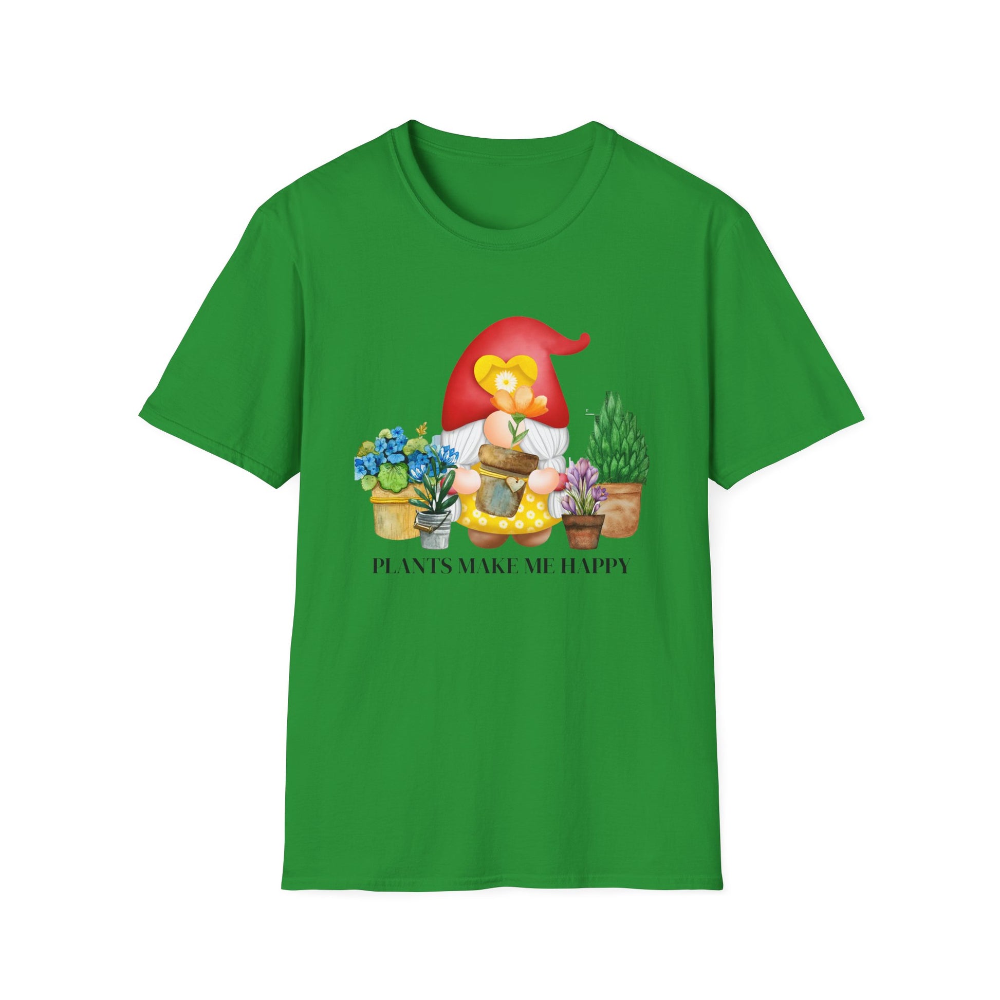 Plants make me happy, Funny Gardening Shirt, Botanic Shirt, Gift for Plant Lover - PopCultureByDesign36
