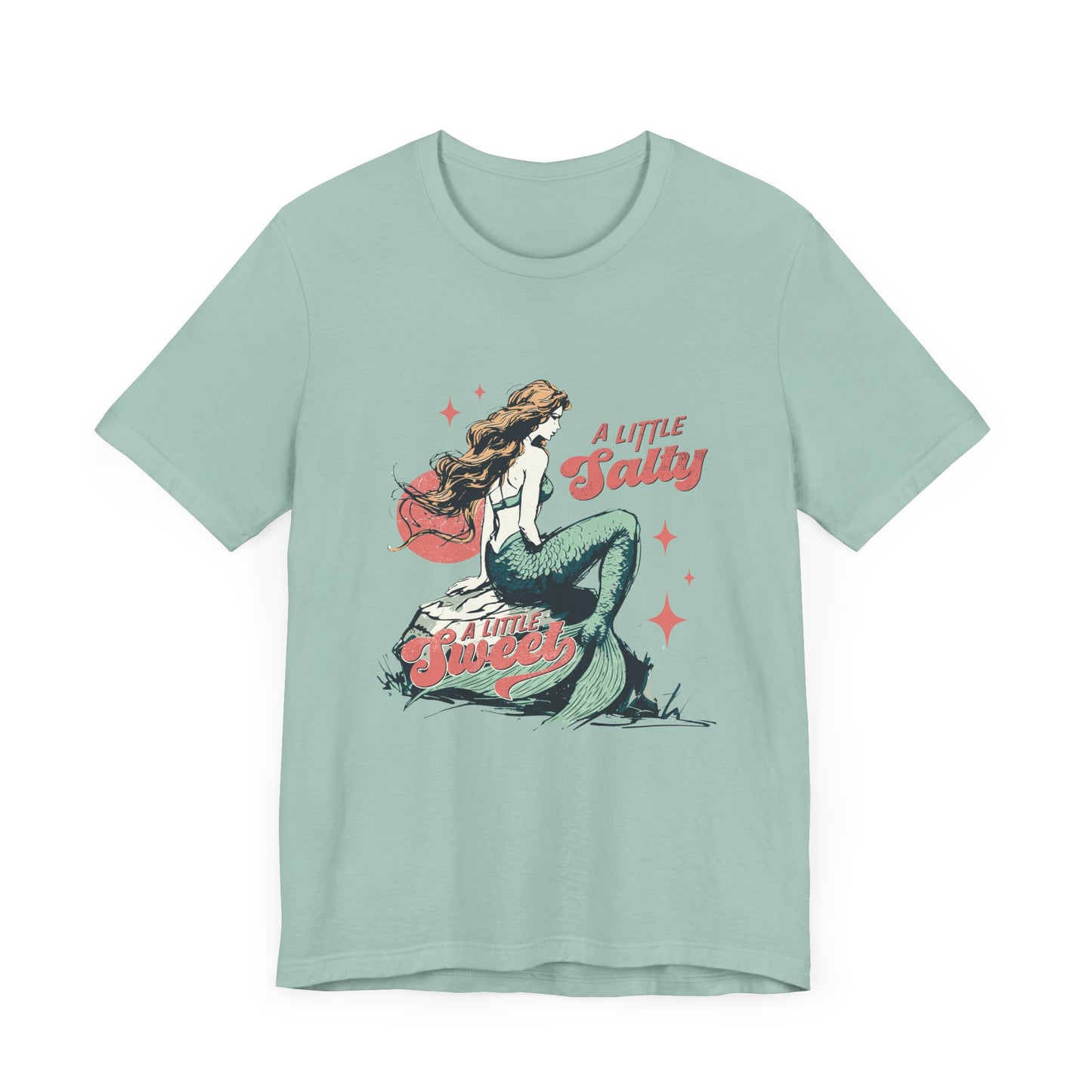 Mermaid TShirt, Summer Vibes Mermaid Shirt, Beach Sea Life - PopCultureByDesign36