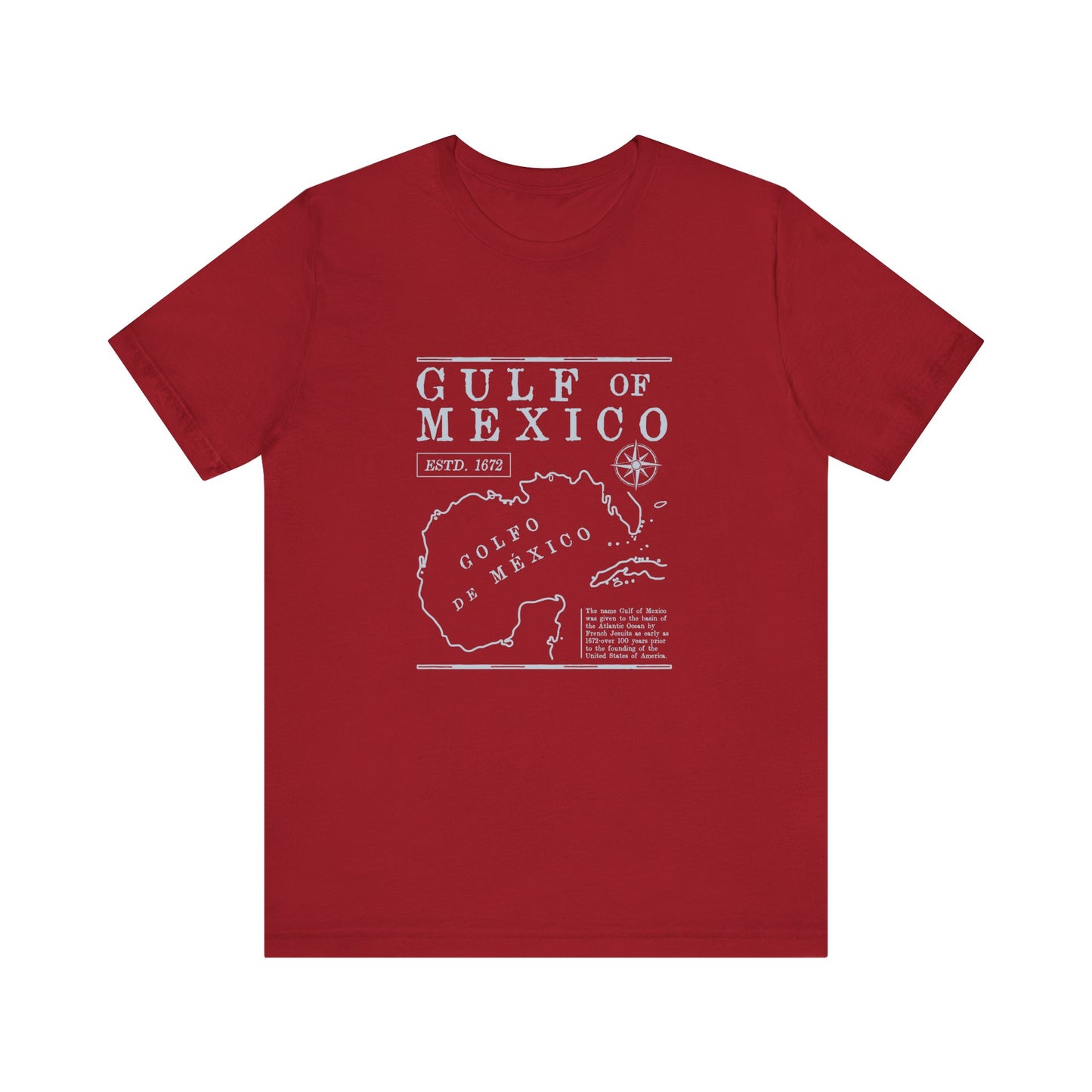 Gulf of Mexico Shirt, Gulf Coast Shirt, Historical Gulf of Mexico - PopCultureByDesign36
