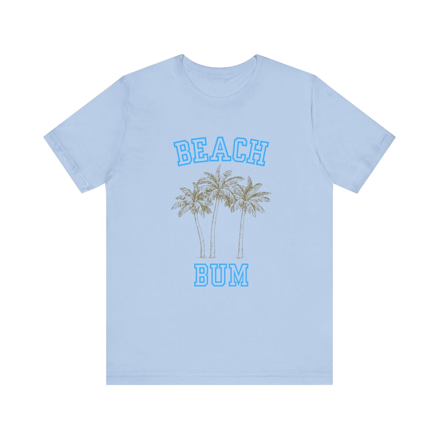 Beach Bum Palm Tree Shirt, Tropical Island Vacation Clothing, Palm Tree Lover Gift - PopCultureByDesign36