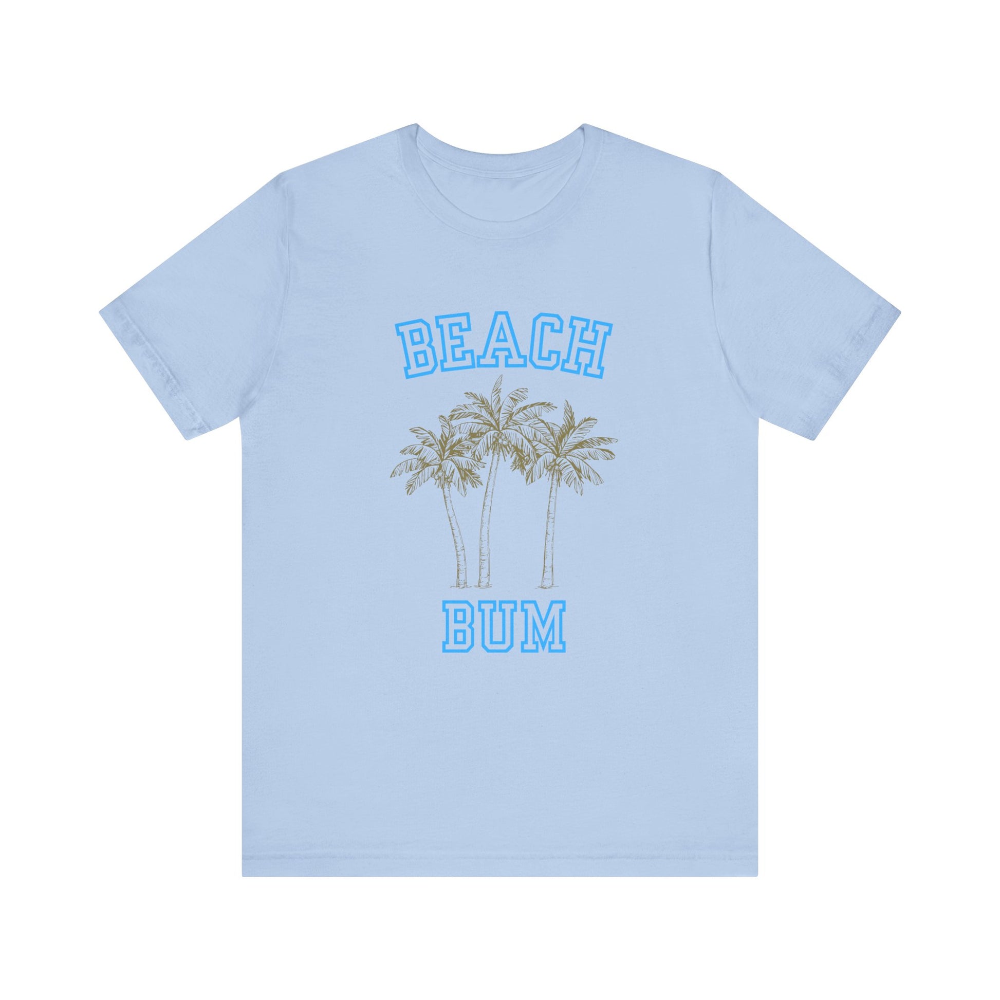 Beach Bum Palm Tree Shirt, Tropical Island Vacation Clothing, Palm Tree Lover Gift - PopCultureByDesign36