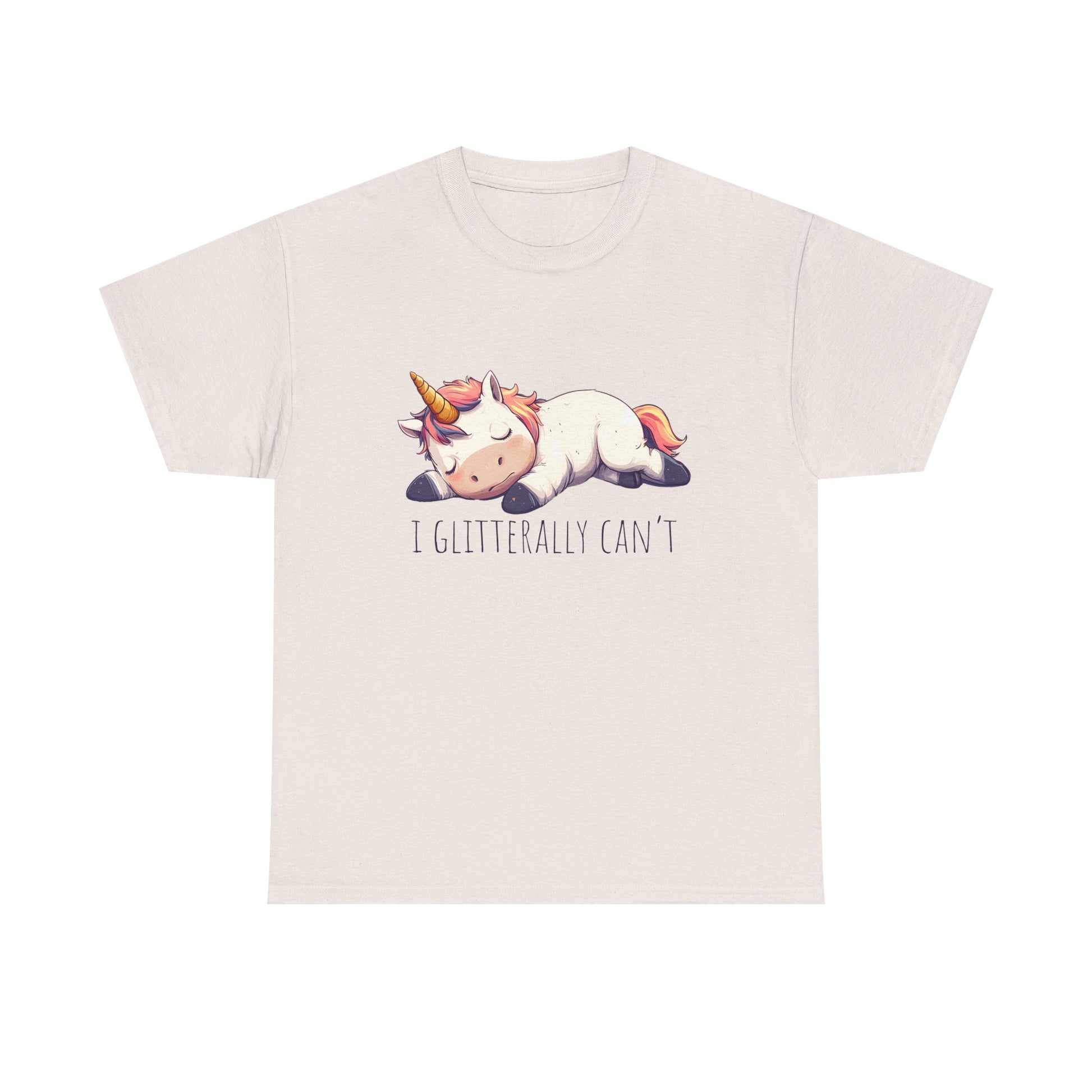 I glitterly can't, cute unicorn shirt, lazy unicorn shirt, funny unicorn shirt - PopCultureByDesign36
