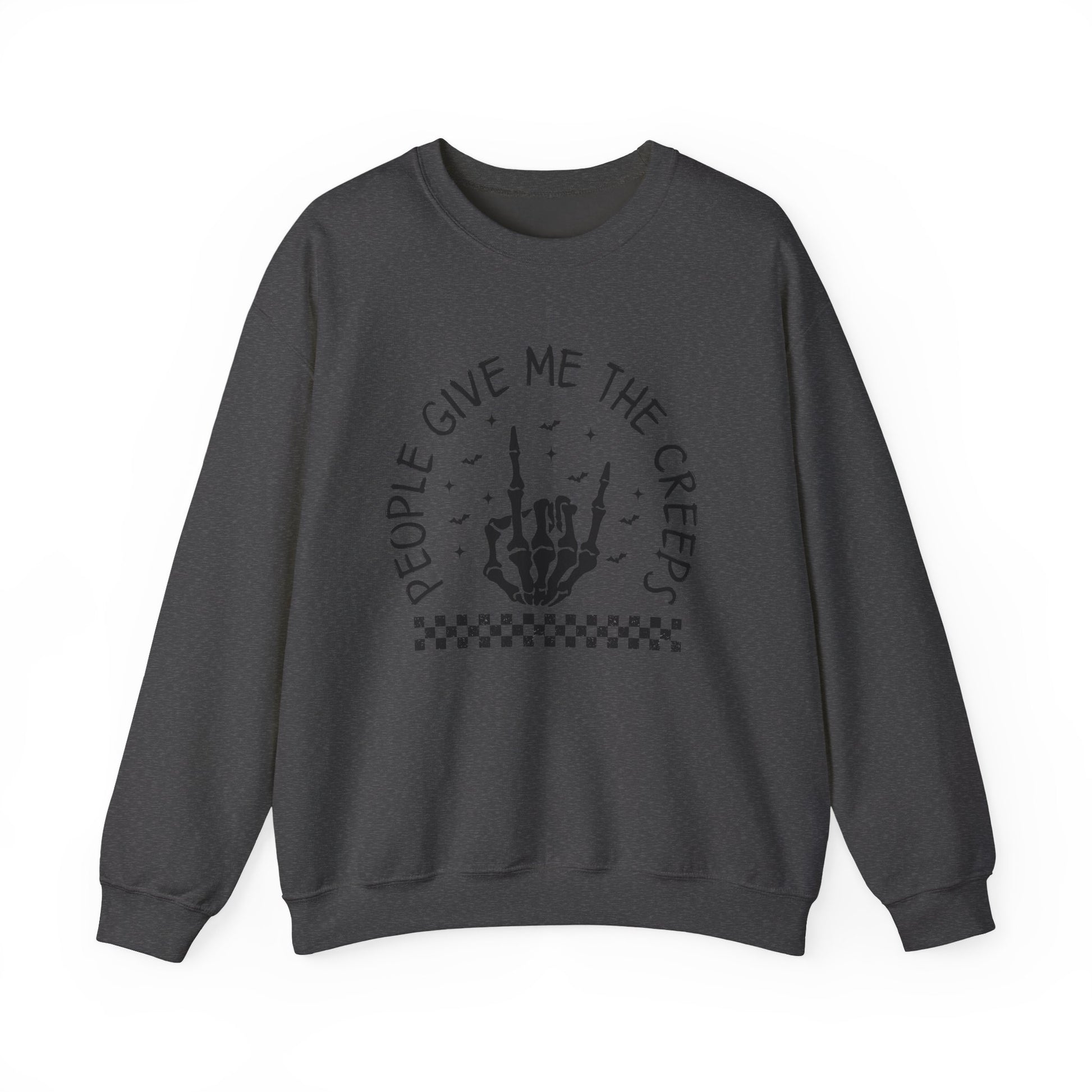 The Creeps Sweatshirt, Skeleton Hands Shirt, Skull Halloween Sweatshirt - PopCultureByDesign36