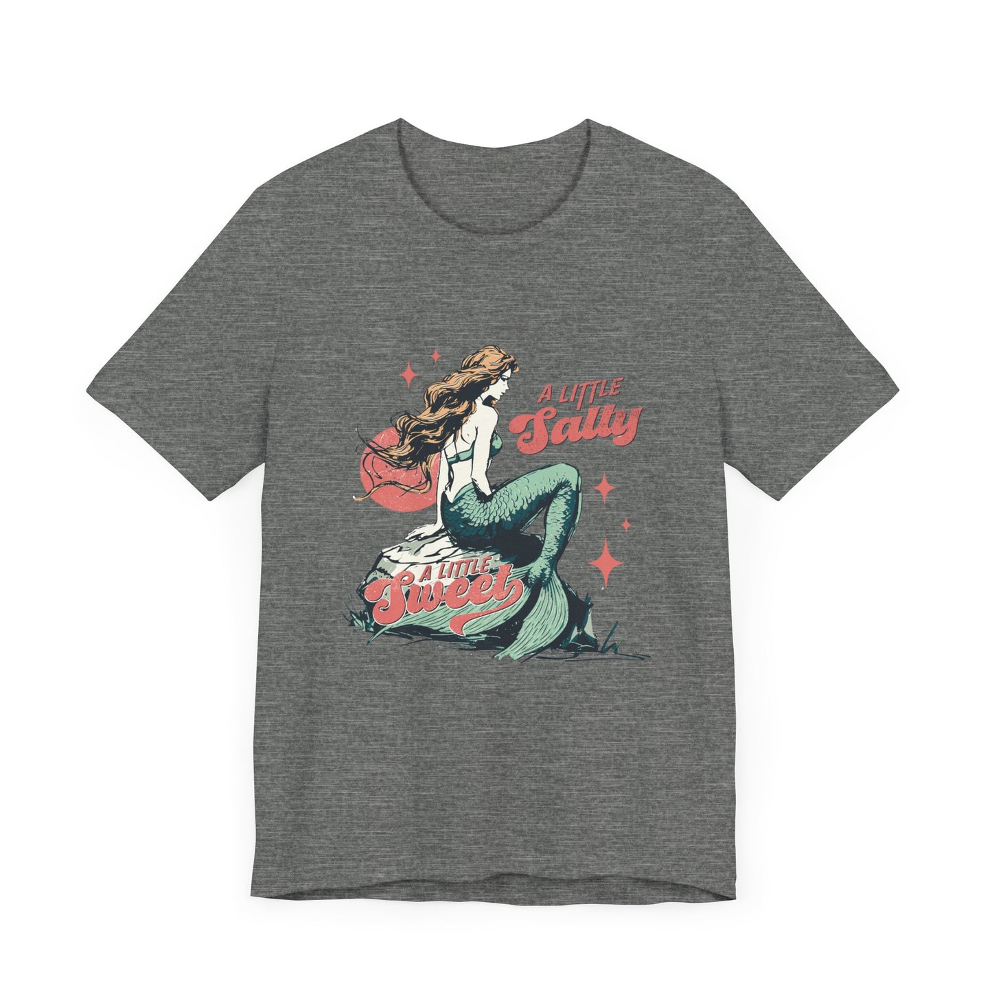 Mermaid TShirt, Summer Vibes Mermaid Shirt, Beach Sea Life - PopCultureByDesign36