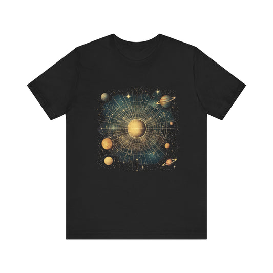 Space Galaxy T-Shirt, Solar System Tee, Astronomy Shirt - PopCultureByDesign36