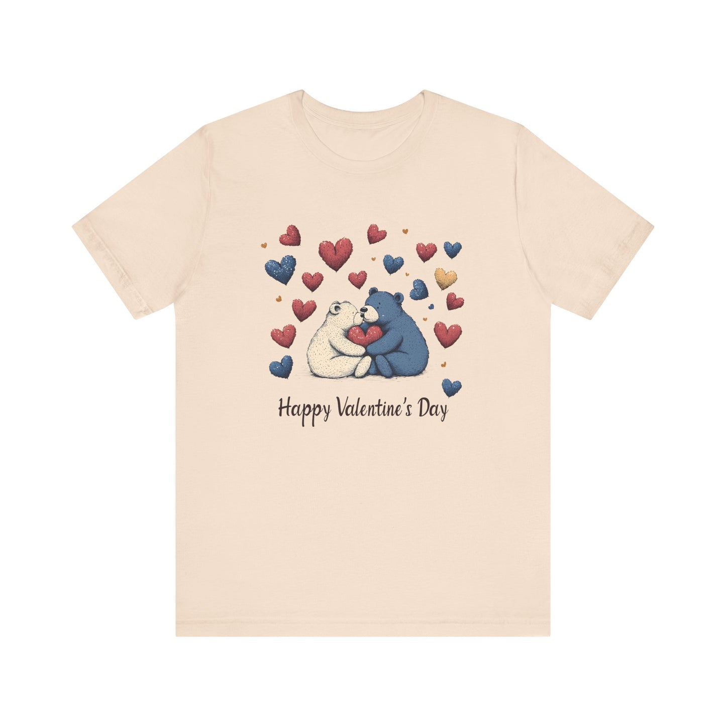 Bear Valentine Shirt, Cute Bear Shirt, Teddy Bear Shirt, Heart Valentine Shirt - PopCultureByDesign36