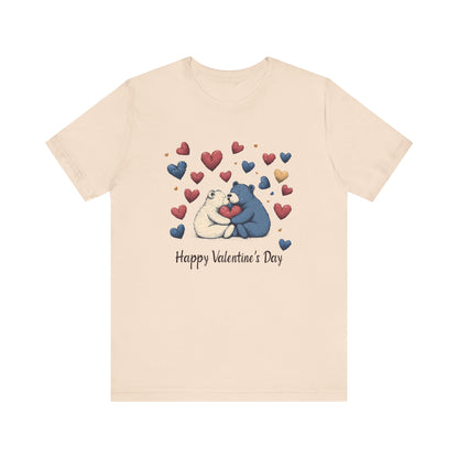 Bear Valentine Shirt, Cute Bear Shirt, Teddy Bear Shirt, Heart Valentine Shirt - PopCultureByDesign36