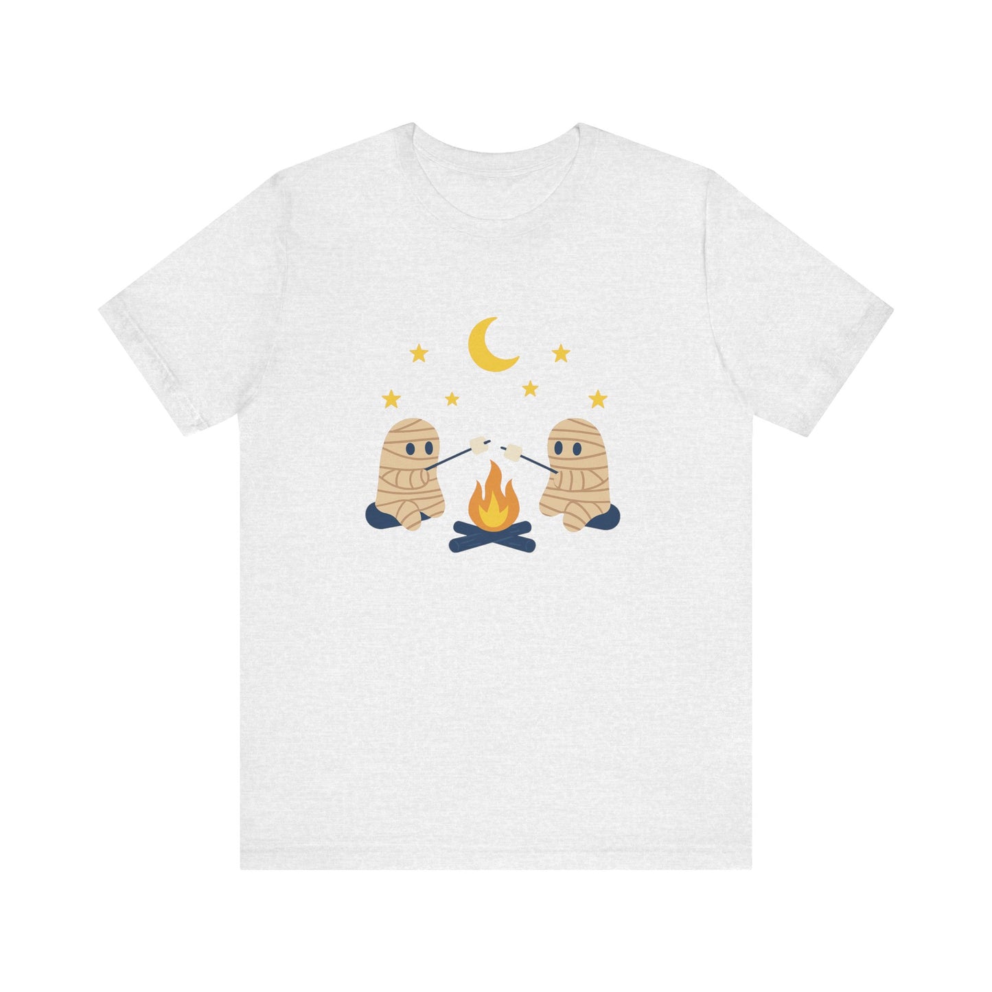 Camping Mummy Tee, Halloween Shirt, Spooky Camping Top - PopCultureByDesign36