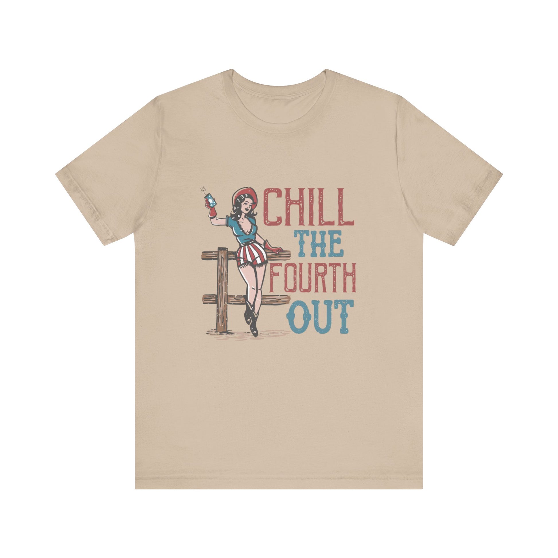 Cowgirl July 4th Retro Shirt, 4th of July Boho Independence Day Tee - PopCultureByDesign36