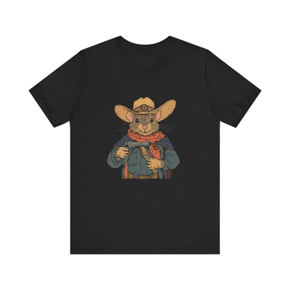 Funny Cowboy Mouse Shirt, Funny Rodent Shirt, Funny Mouse Shirt - PopCultureByDesign36