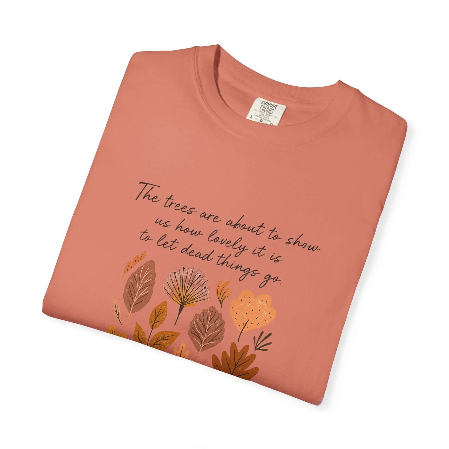 Boho Poem Fall Leaves T-shirt, Fall Shirt, Unisex Fall Top