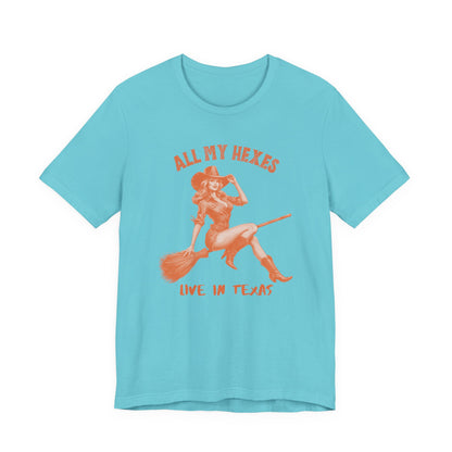 Witch Cowgirl Tee, Vintage Western Halloween T-Shirt, Witchy Vibes - PopCultureByDesign36