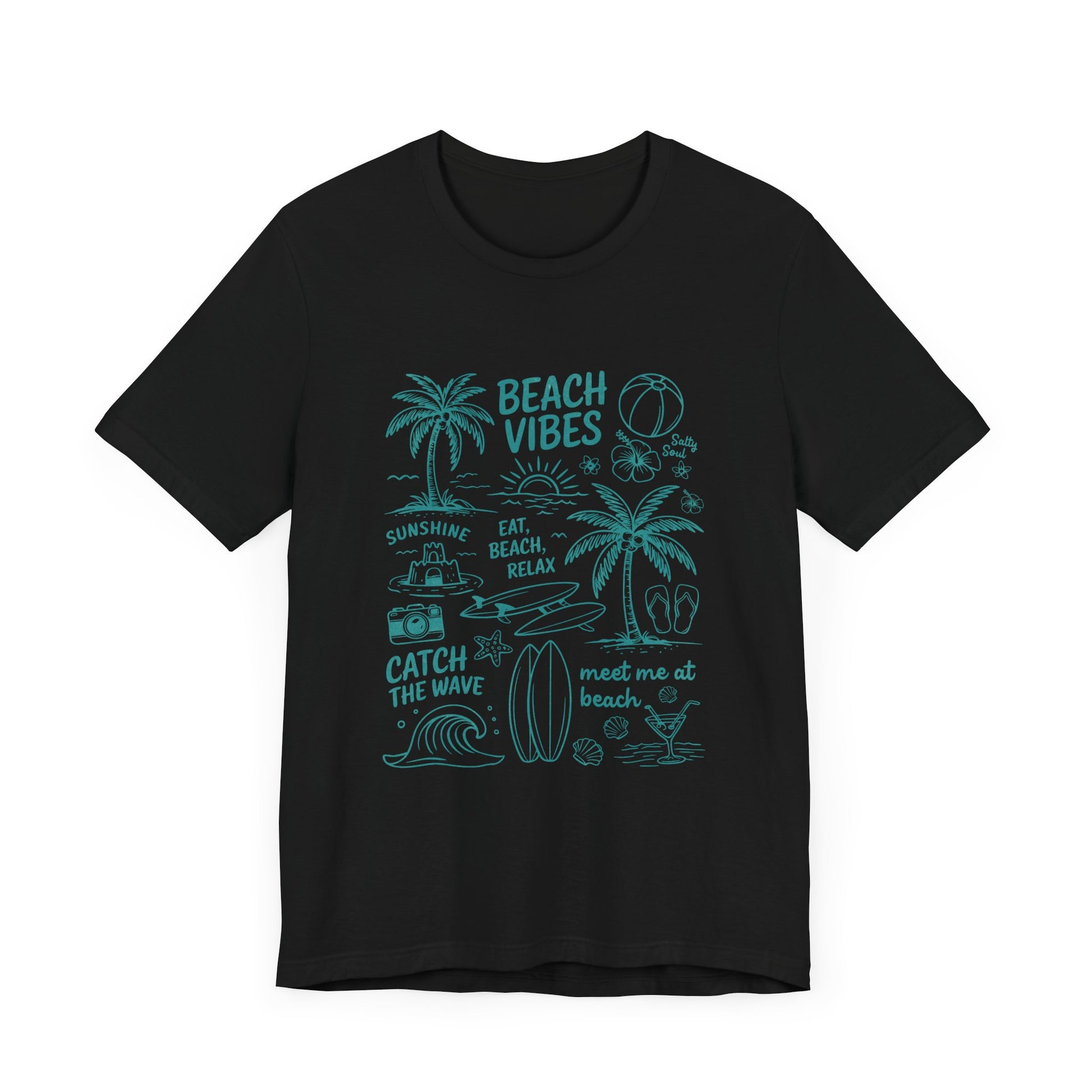 Beach Vibes Shirt, Ocean Lover Shirt, Summer T-Shirt, Sea Life Top - PopCultureByDesign36